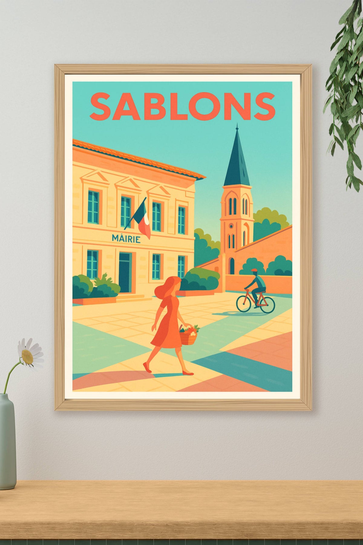 Affiche de Sablons - Charme et douceur de la vie locale