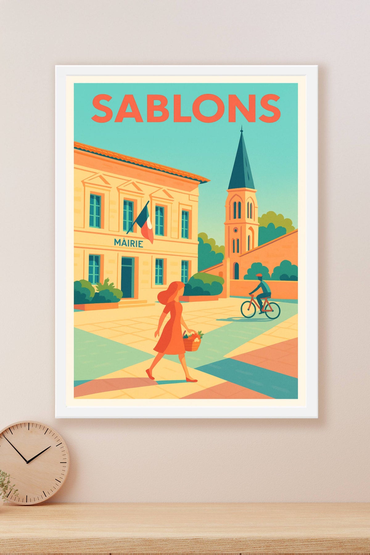 Affiche de Sablons - Charme et douceur de la vie locale