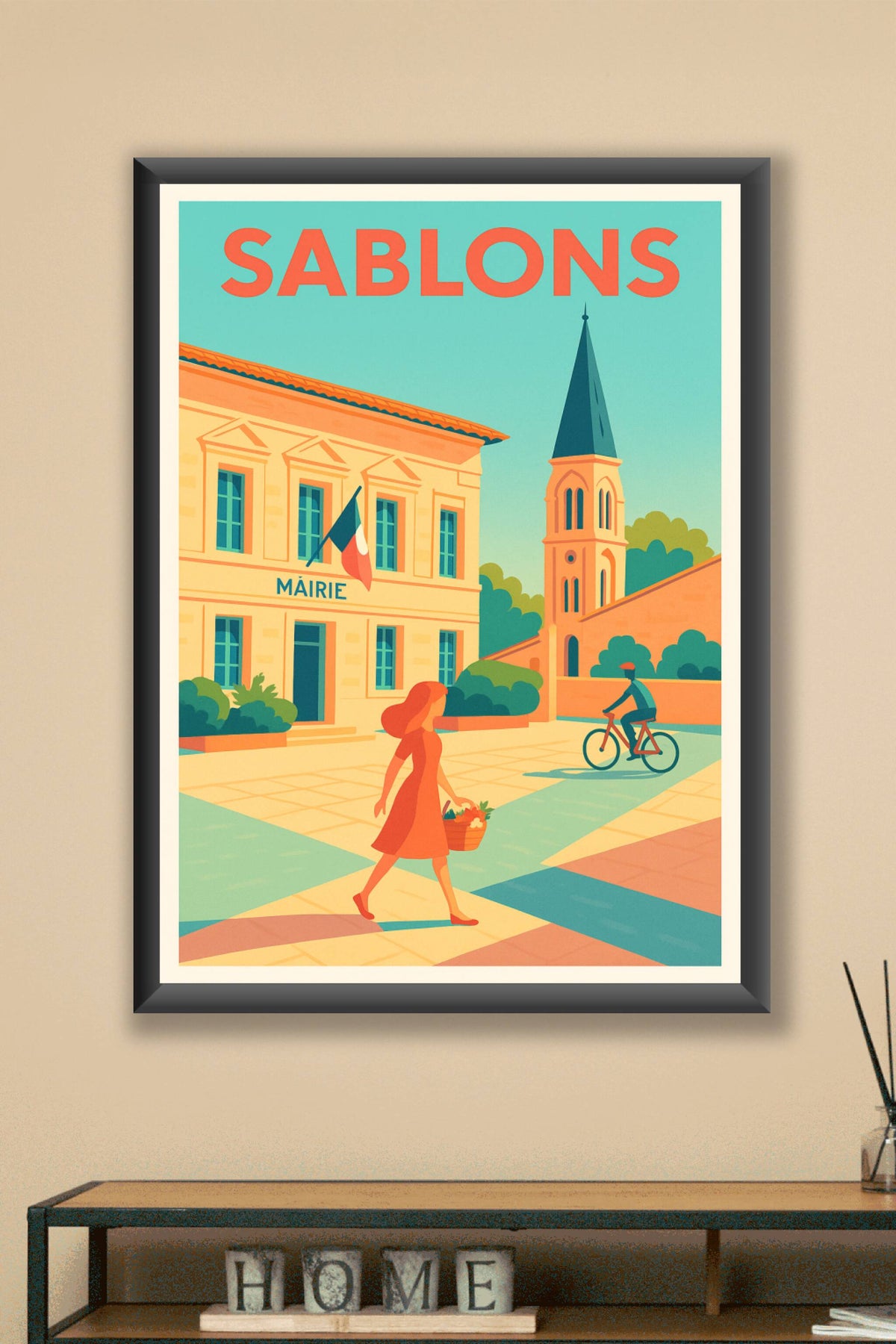 Affiche de Sablons - Charme et douceur de la vie locale