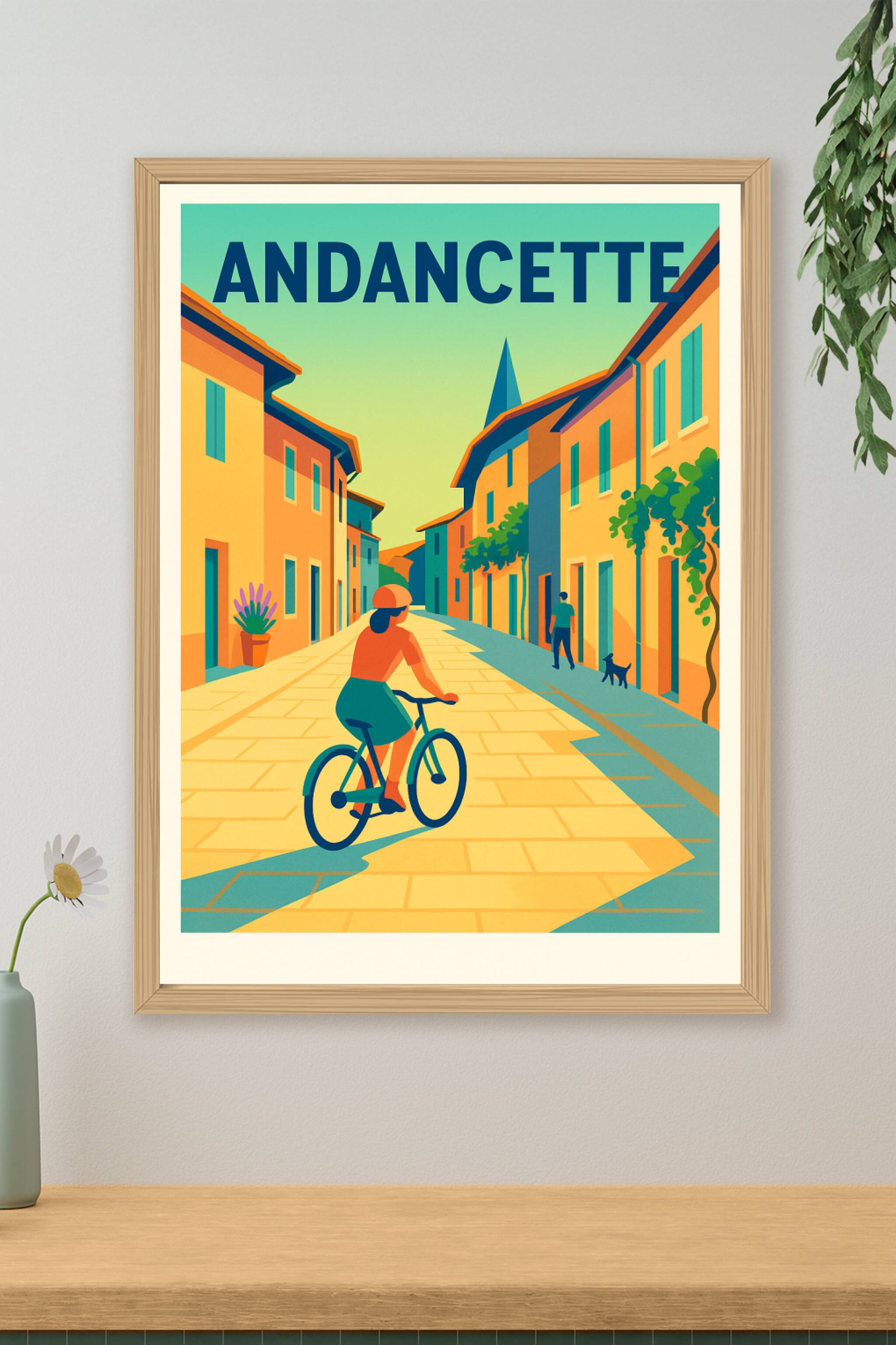 Affiche de Andancette - Douce balade au cœur du village