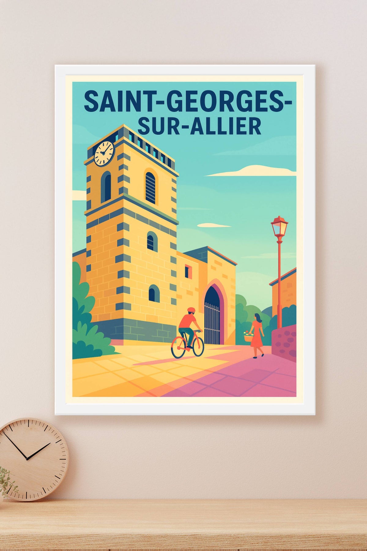 Affiche de Saint-Georges-sur-Allier - Un coin de charme au fil du jour