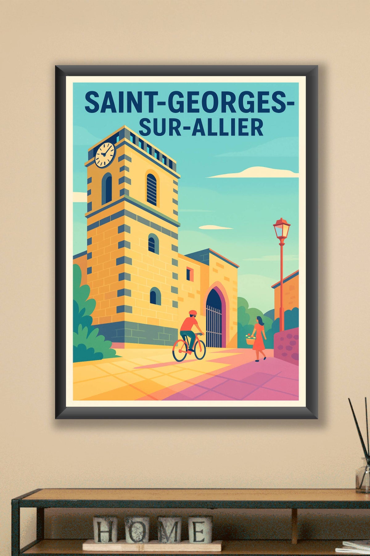 Affiche de Saint-Georges-sur-Allier - Un coin de charme au fil du jour