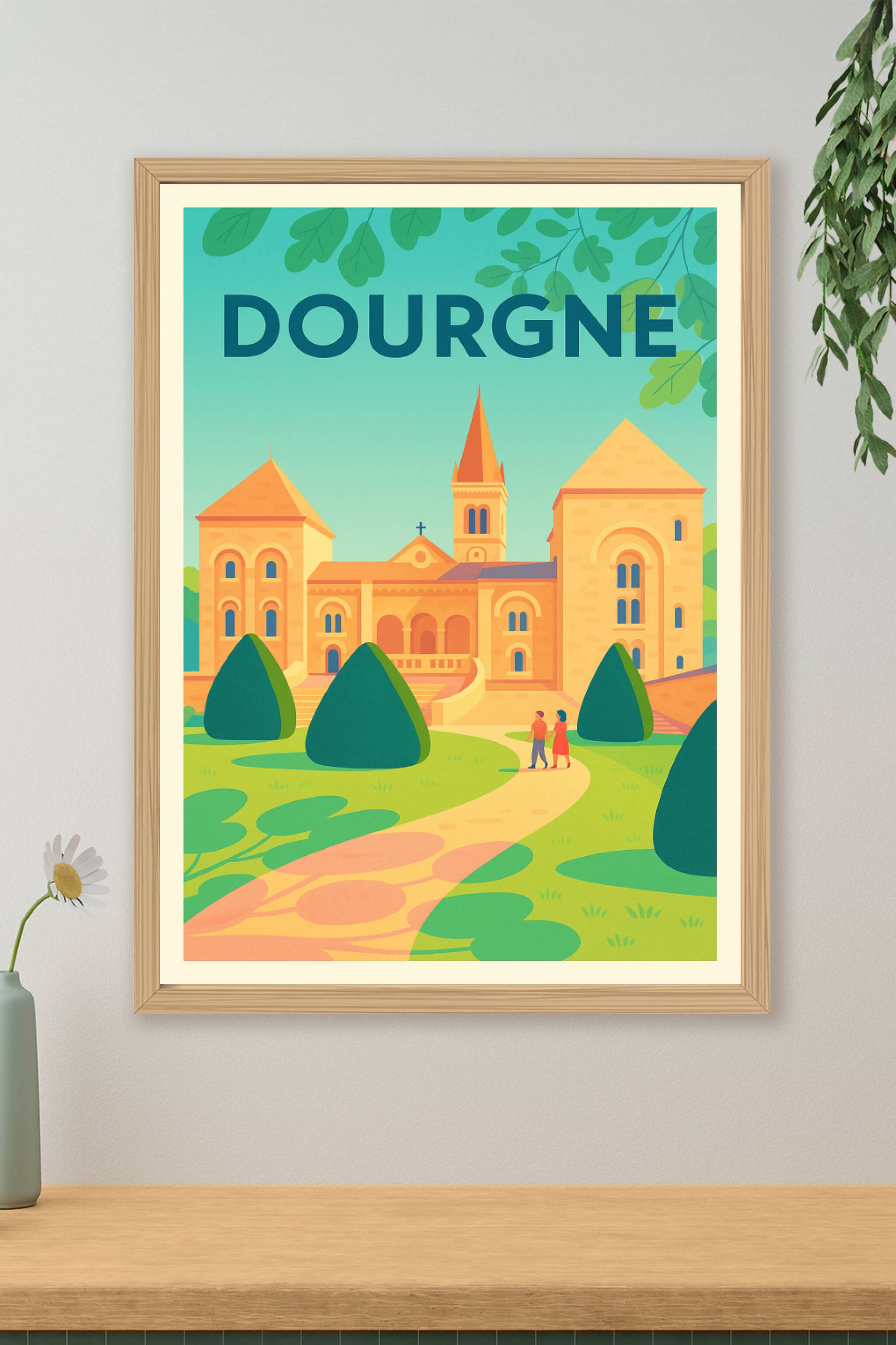 Affiche de Dourgne - Charme authentique au cœur de la nature