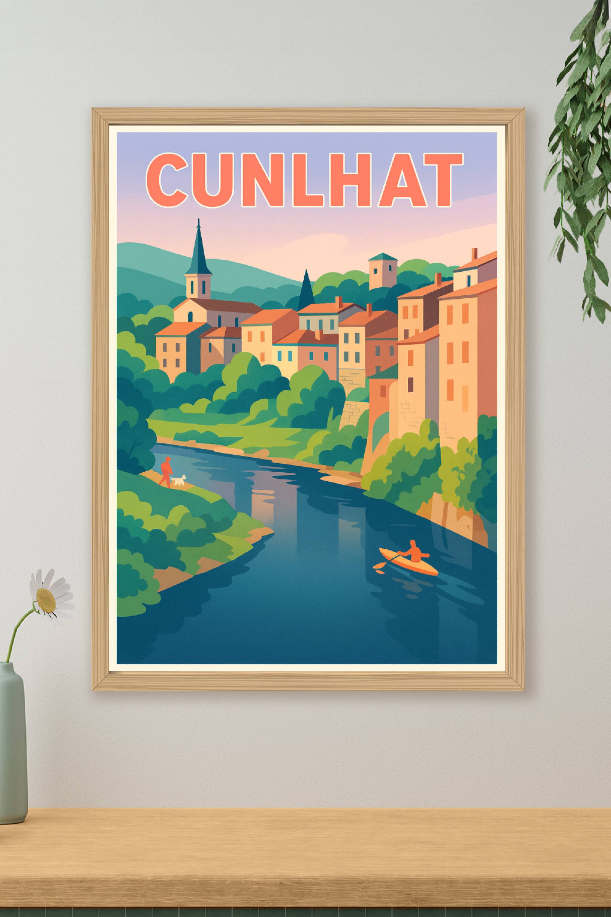 Affiche de Cunlhat - Harmonie et Sérénité au Coeur de la Nature