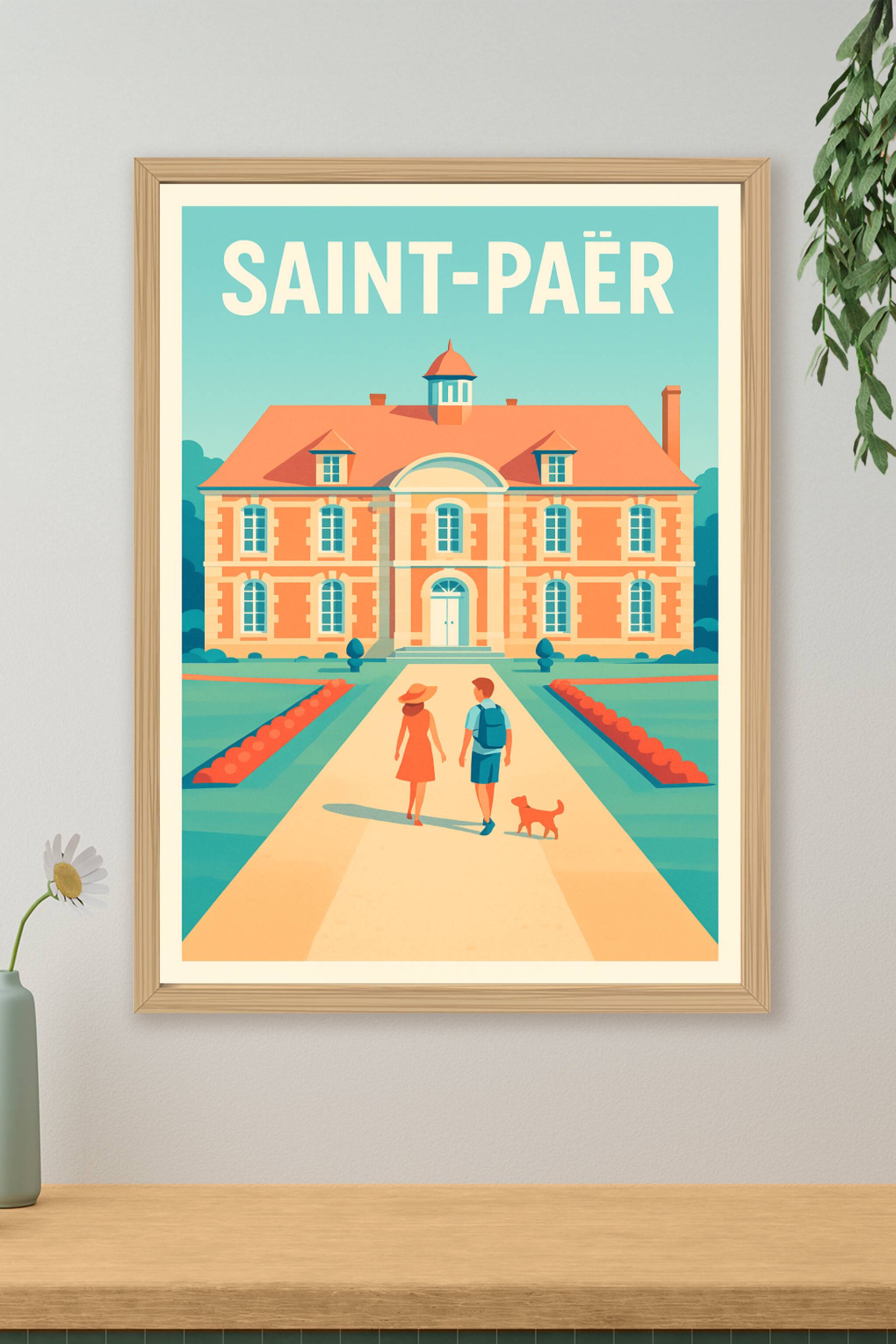 Affiche de Saint-Paër - Charme et élégance à la découverte du patrimoine