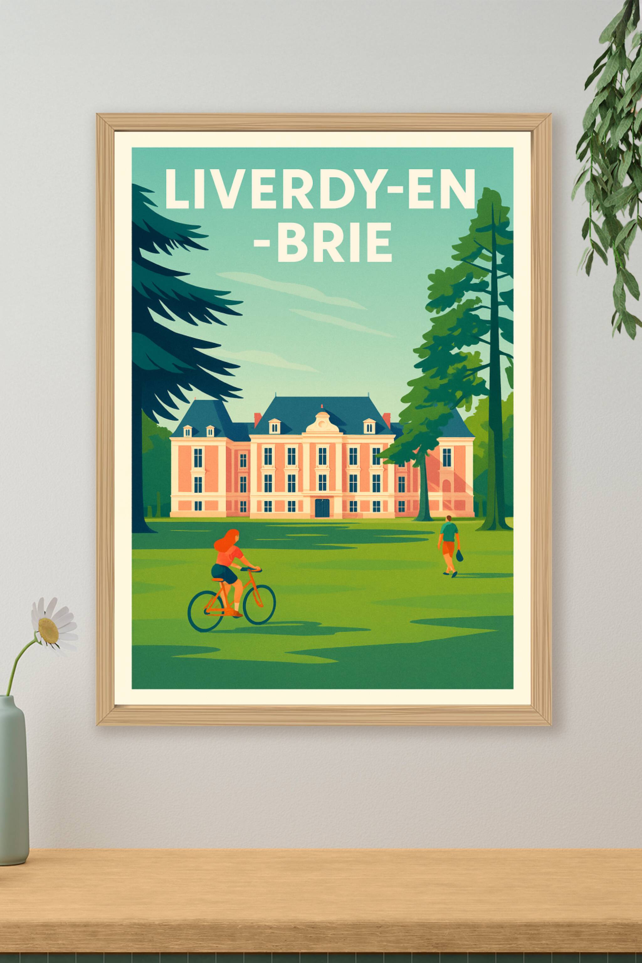 Affiche de Liverdy-en-Brie - Élégance et nature au cœur de la Brie