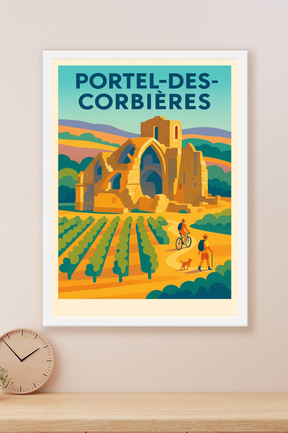 Affiche de Portel-des-Corbières - Un voyage au cœur des ruines historiques