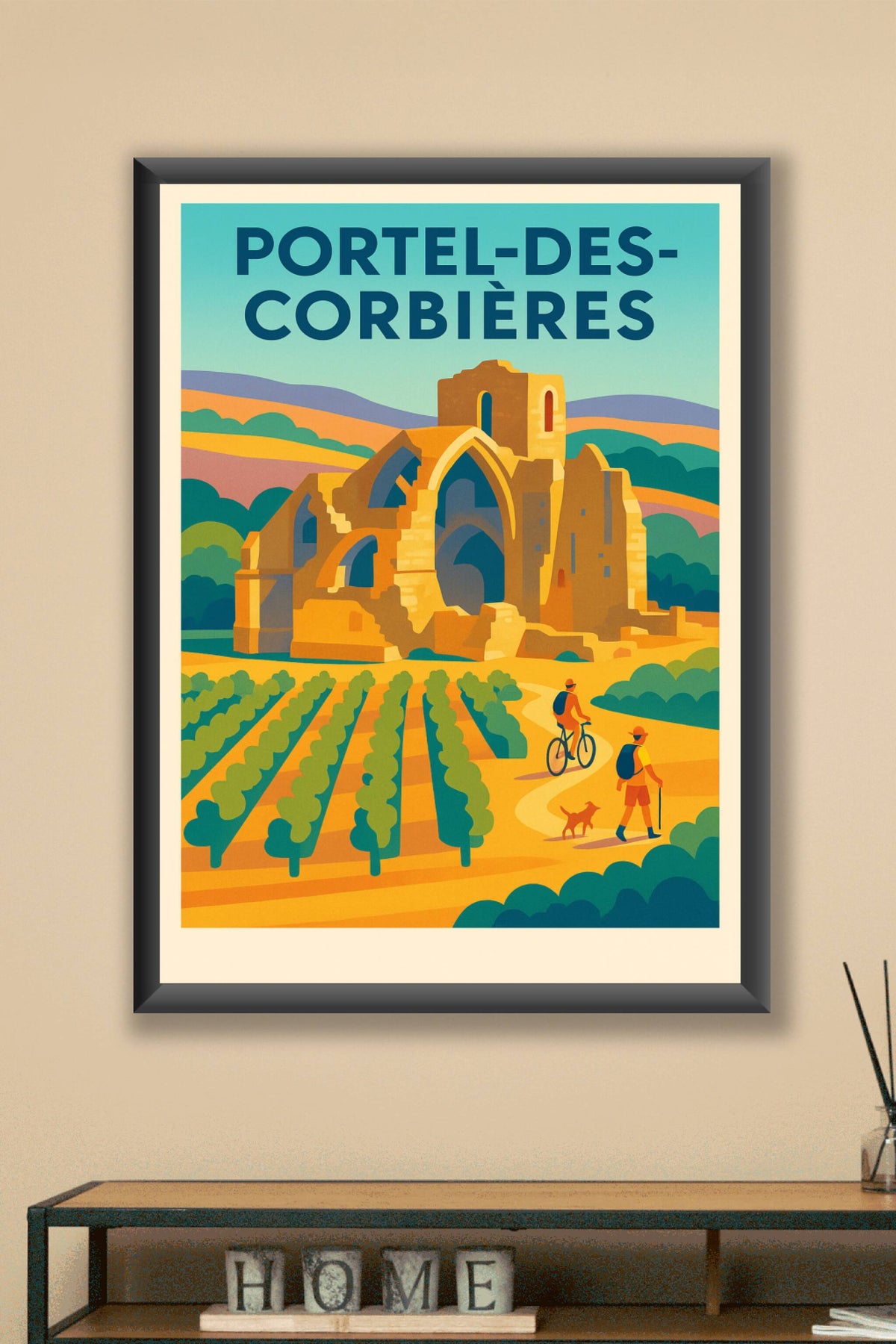 Affiche de Portel-des-Corbières - Un voyage au cœur des ruines historiques