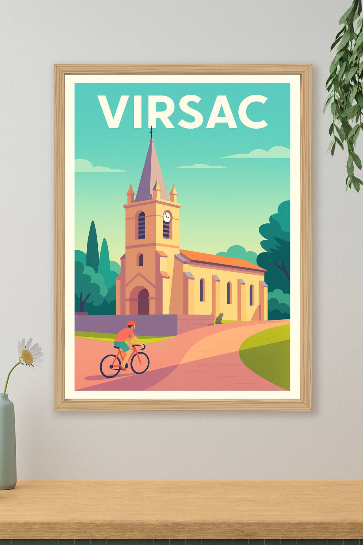 Affiche de Virsac - Charme bucolique et douceur de vivre