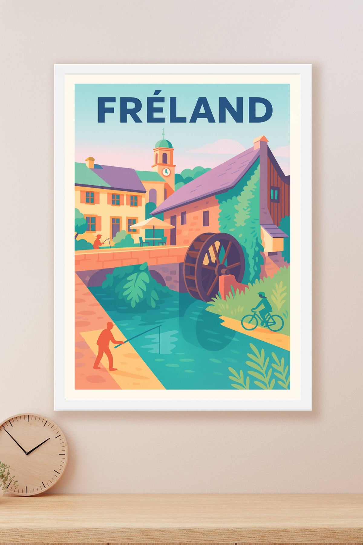 Affiche de Fréland - charme bucolique au fil de l'eau