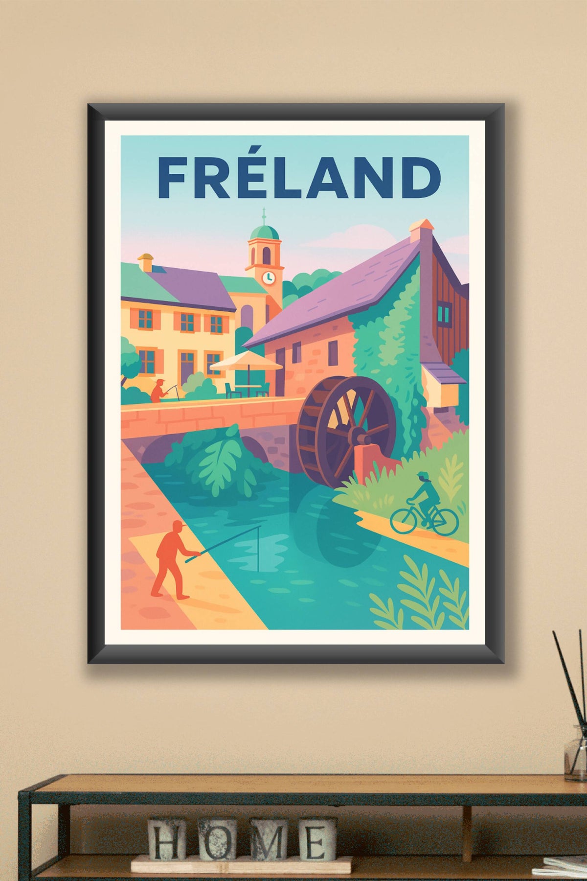 Affiche de Fréland - charme bucolique au fil de l'eau