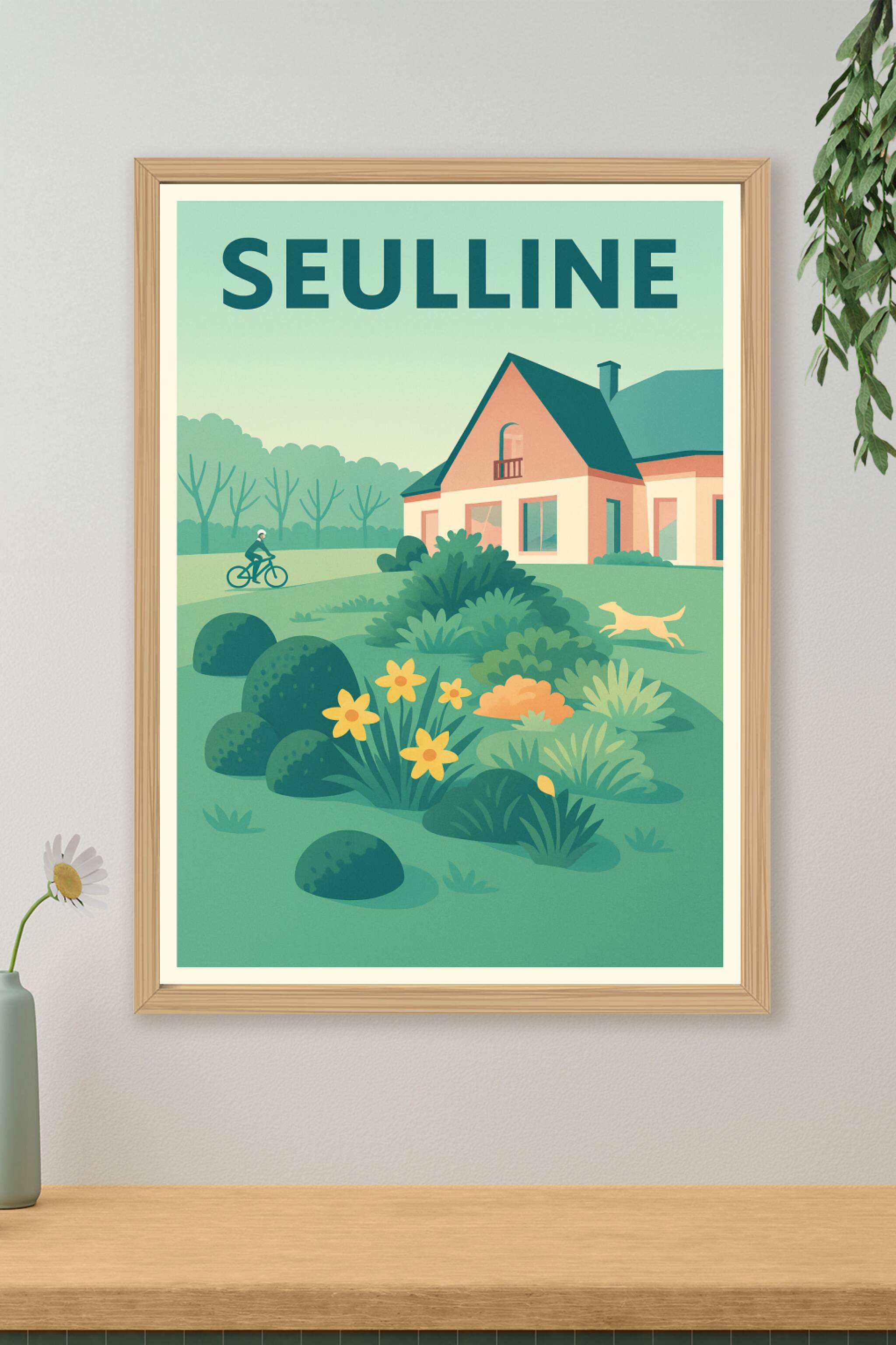 Affiche de Seulline - Charme bucolique et douceur de vie