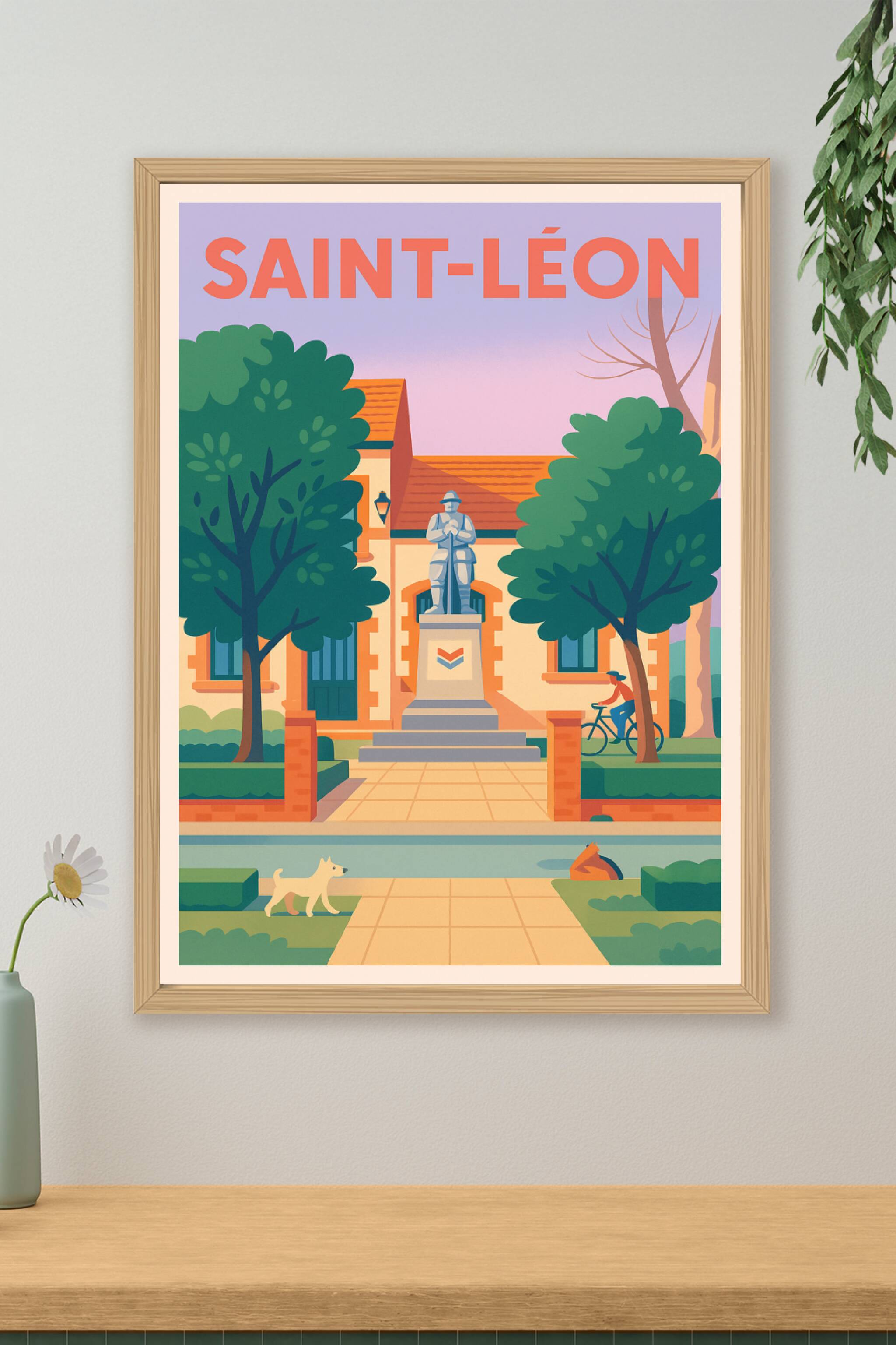 Affiche de Saint-Léon - Sérénité au cœur du village