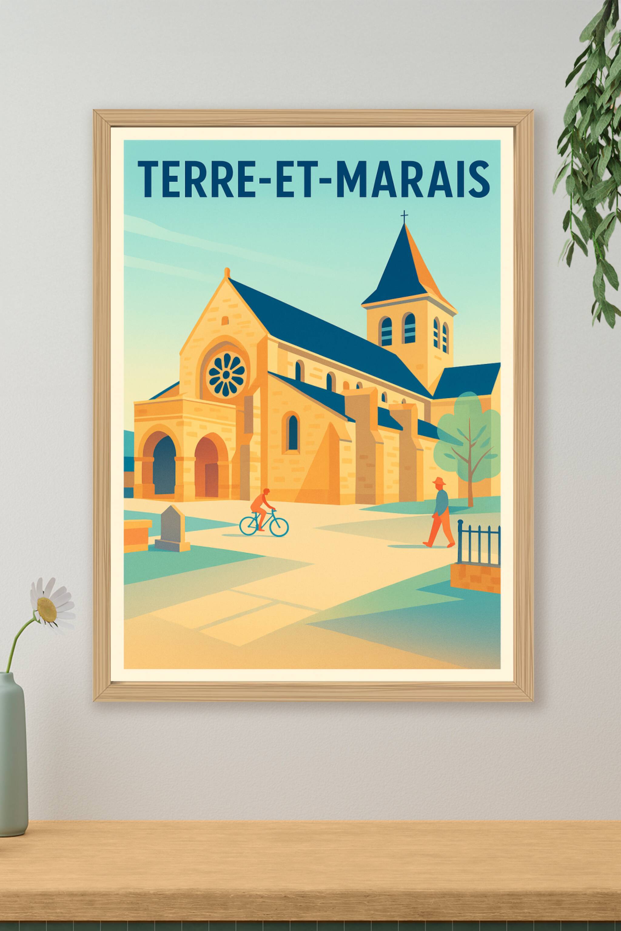 Affiche de Terre-et-Marais - Charme authentique et sérénité locale