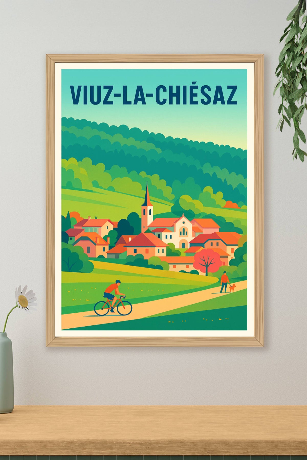 Affiche de Viuz-la-Chiésaz - Charme et sérénité à la campagne