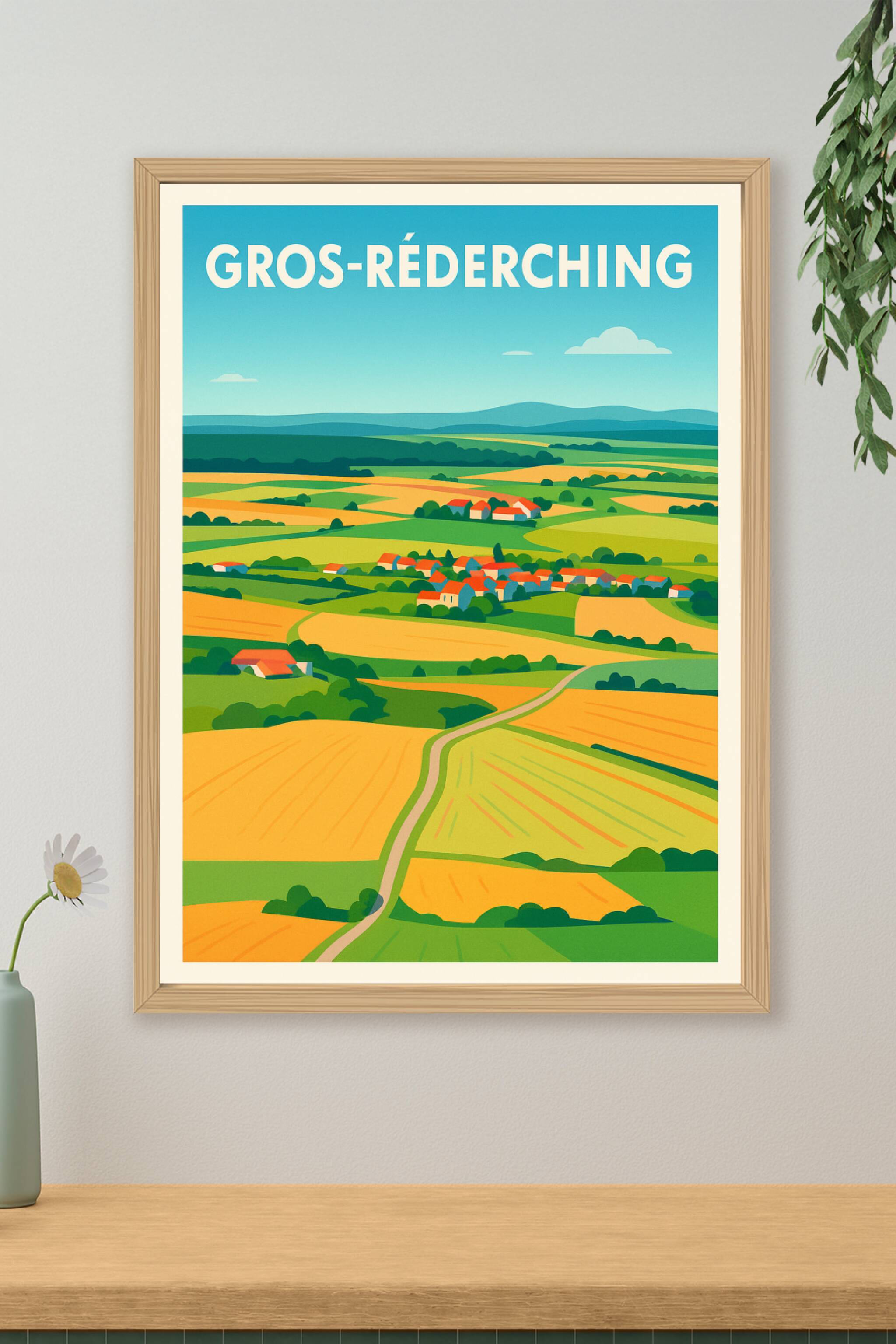 Affiche de Gros-Réderching - Charme champêtre au cœur de la nature