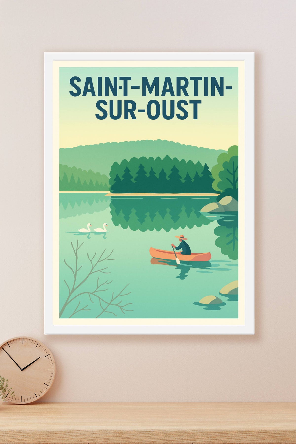 Affiche de Saint-Martin-sur-Oust - L'Évasion Nature au Fil de l'Eau