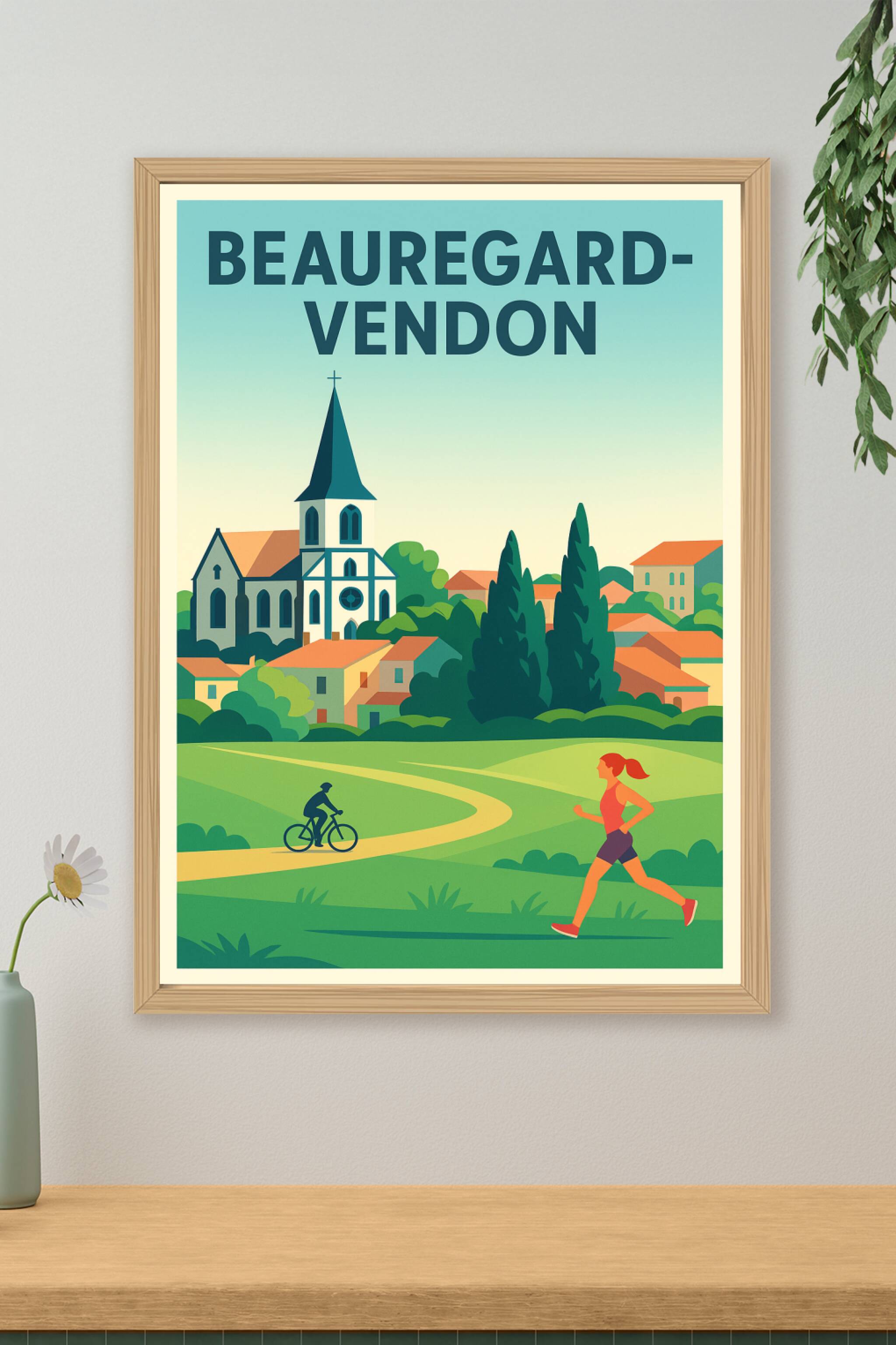 Affiche de Beauregard-Vendon - Nature et charme au rythme du sport