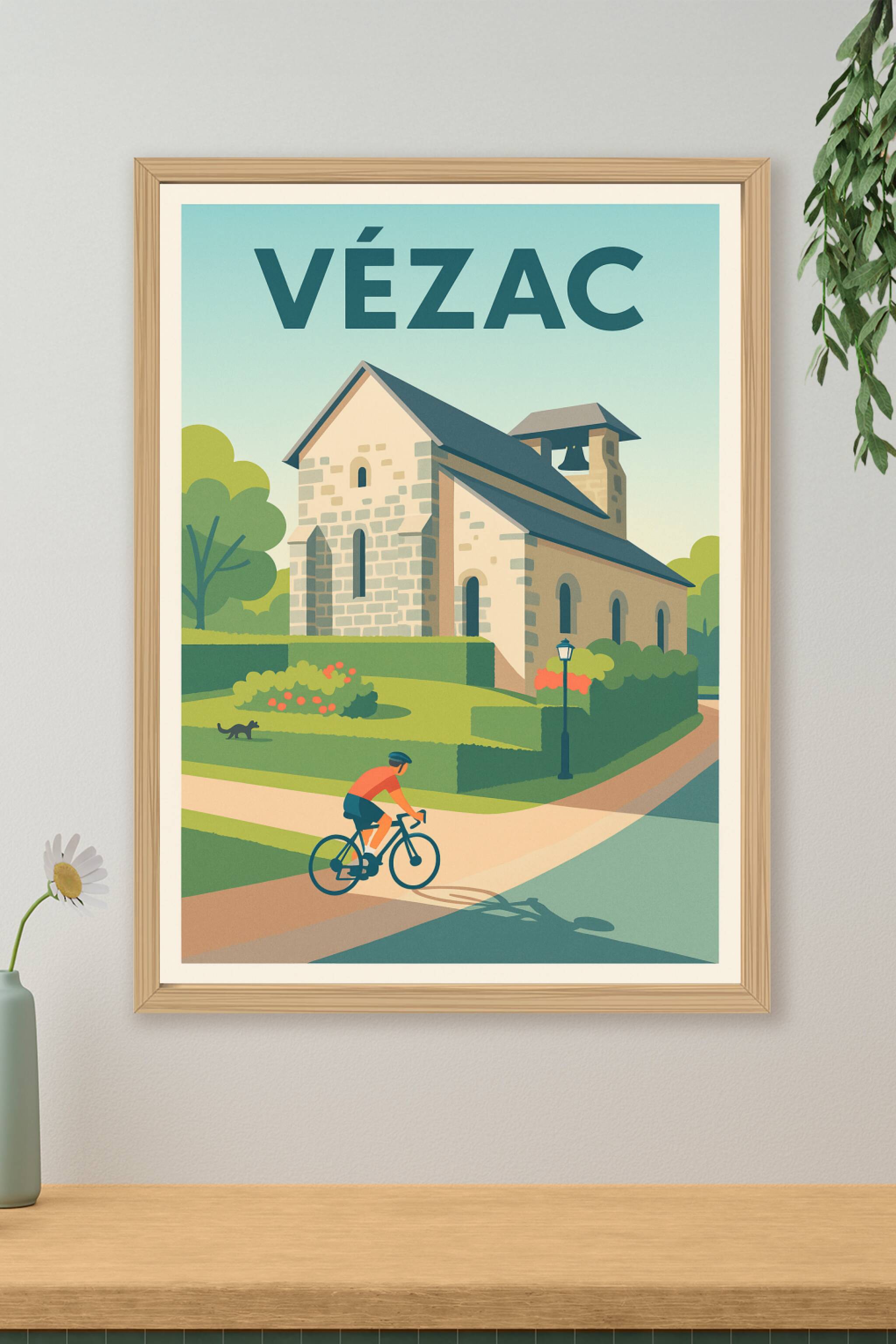 Affiche de Vézac - Charme et sérénité en Périgord