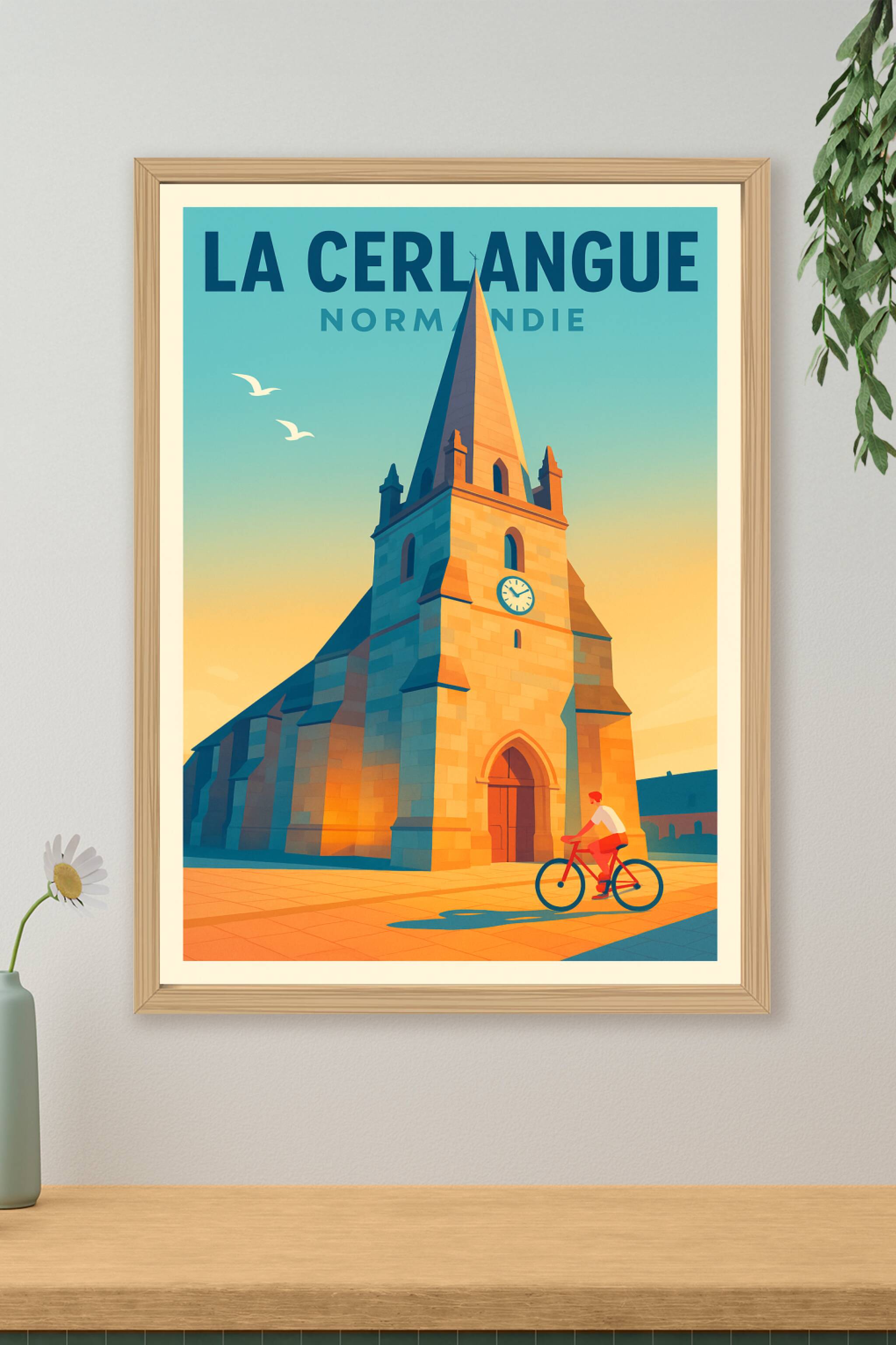 Affiche de La Cerlangue - Charme intemporel de Normandie