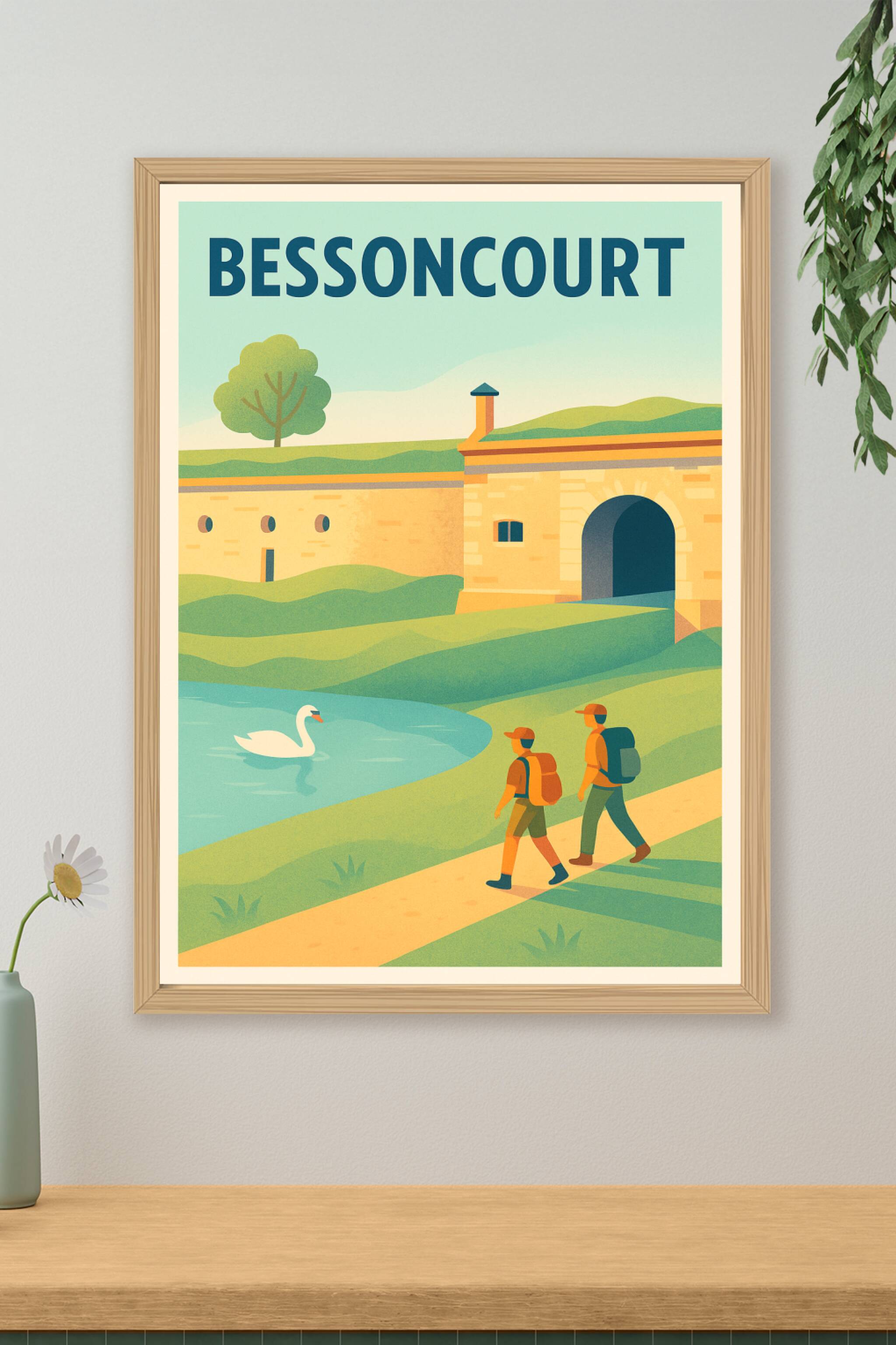 Affiche de Bessoncourt - Promenade au cœur de la nature et du patrimoine
