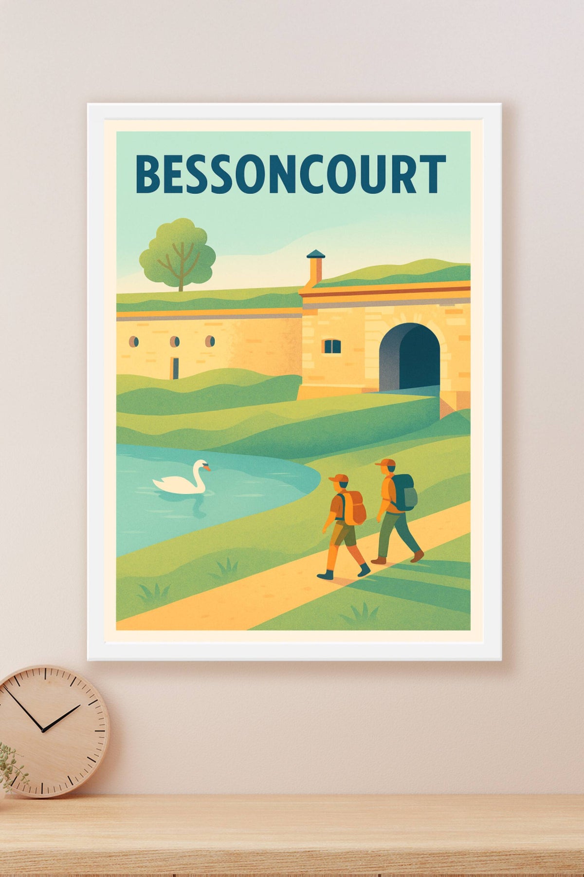 Affiche de Bessoncourt - Promenade au cœur de la nature et du patrimoine
