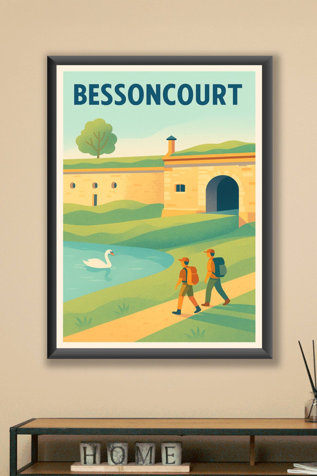 Affiche de Bessoncourt - Promenade au cœur de la nature et du patrimoine