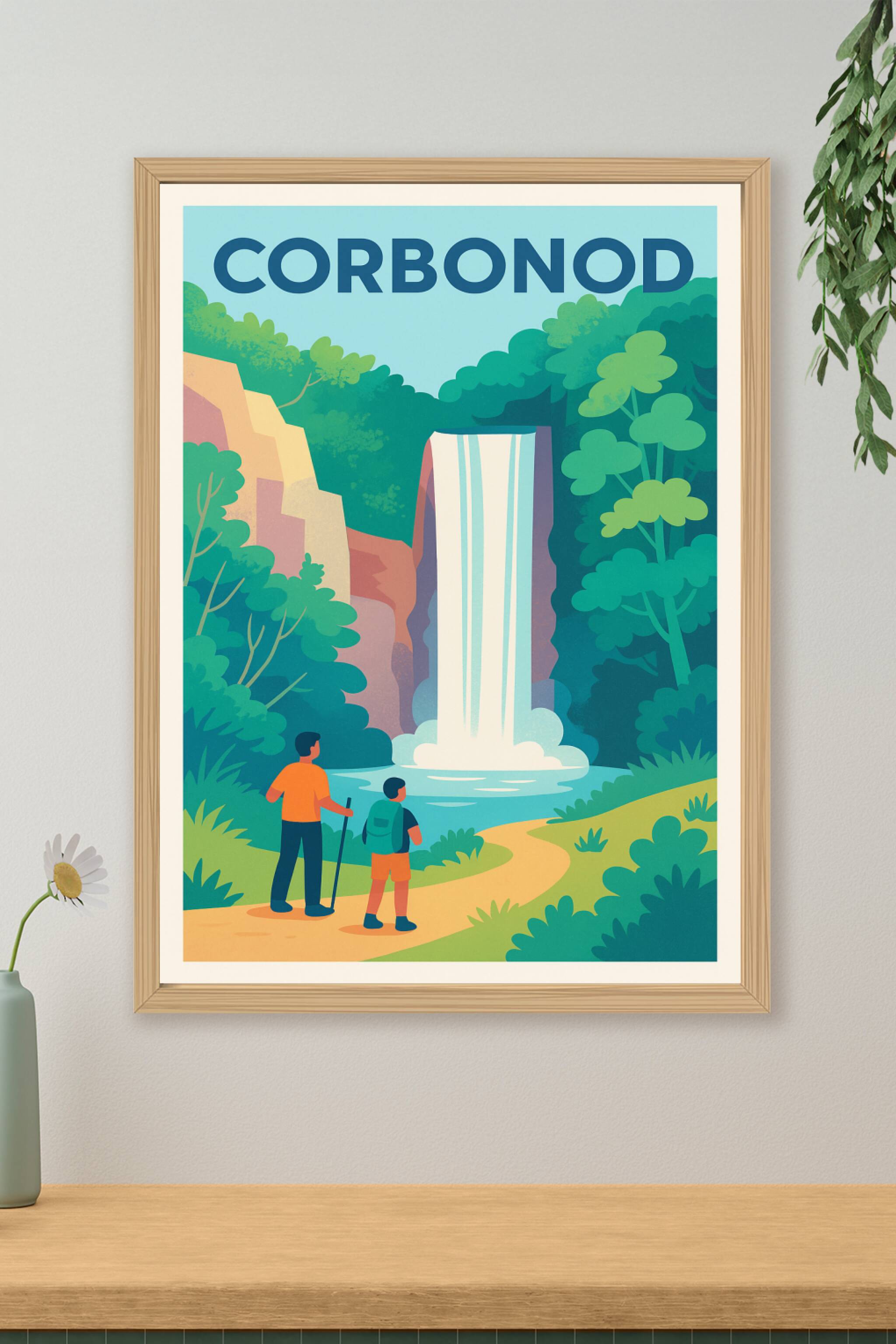 Affiche de Corbonod - Escapade nature au cœur des cascades