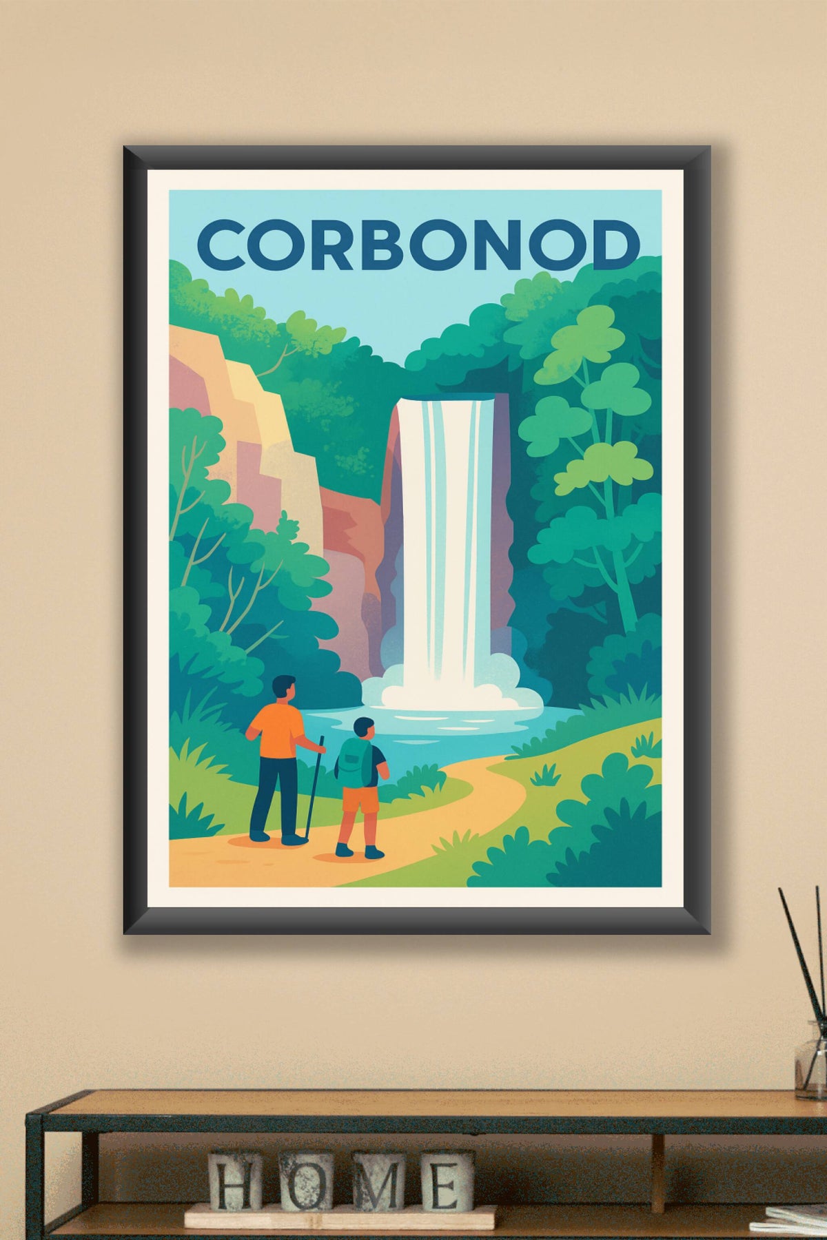 Affiche de Corbonod - Escapade nature au cœur des cascades