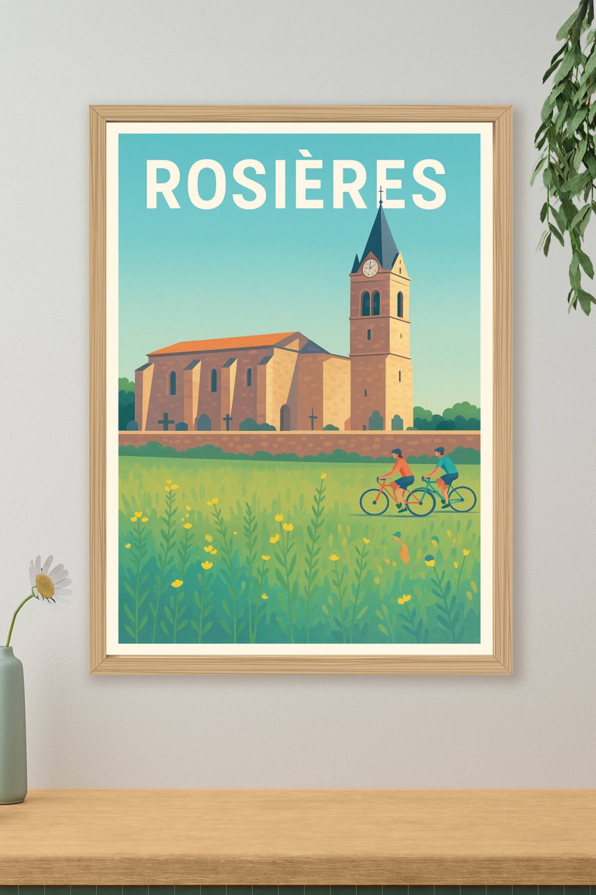Affiche de Rosières - Charme et sérénité au cœur de la campagne
