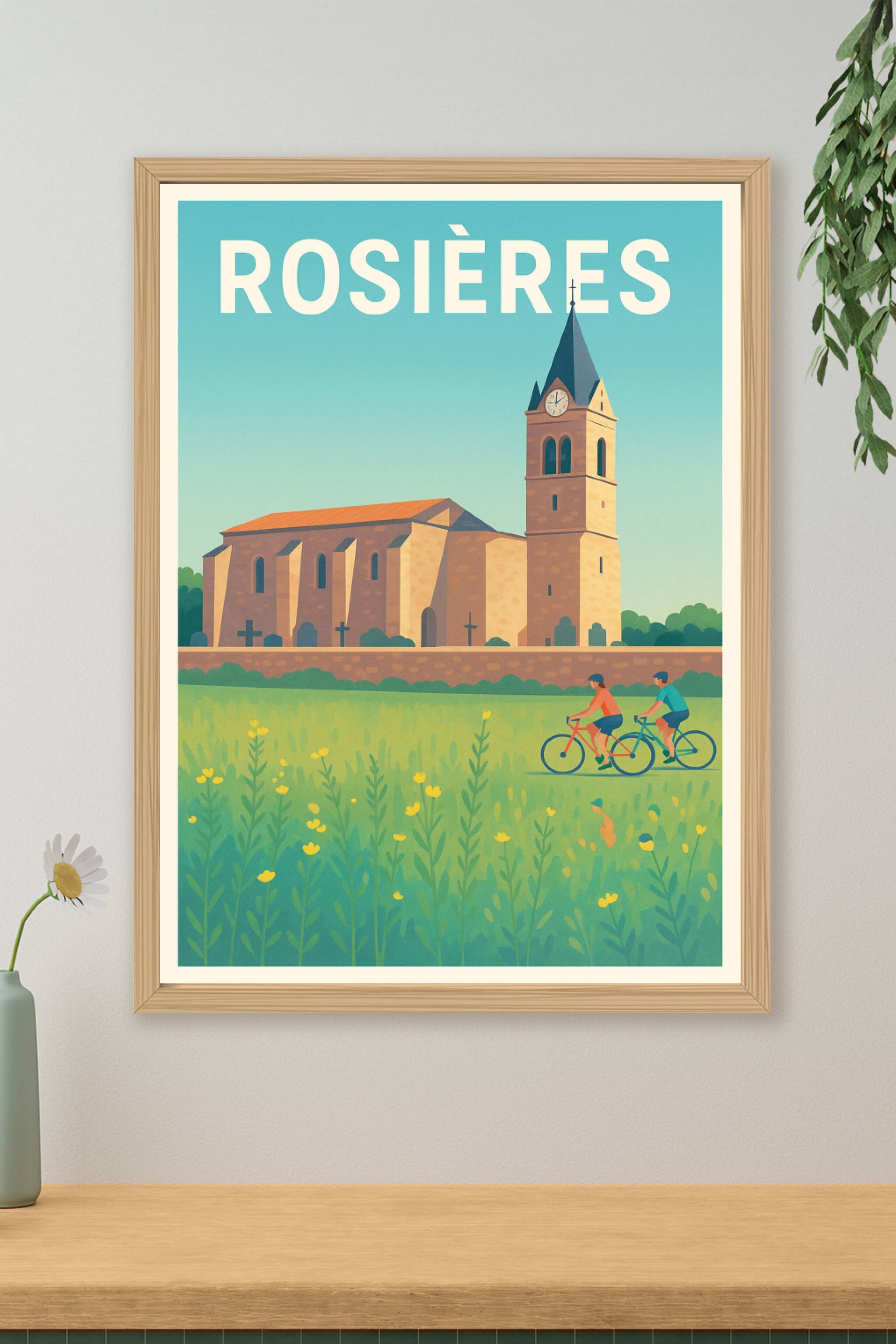 Affiche de Rosières - Charme et sérénité au cœur de la campagne