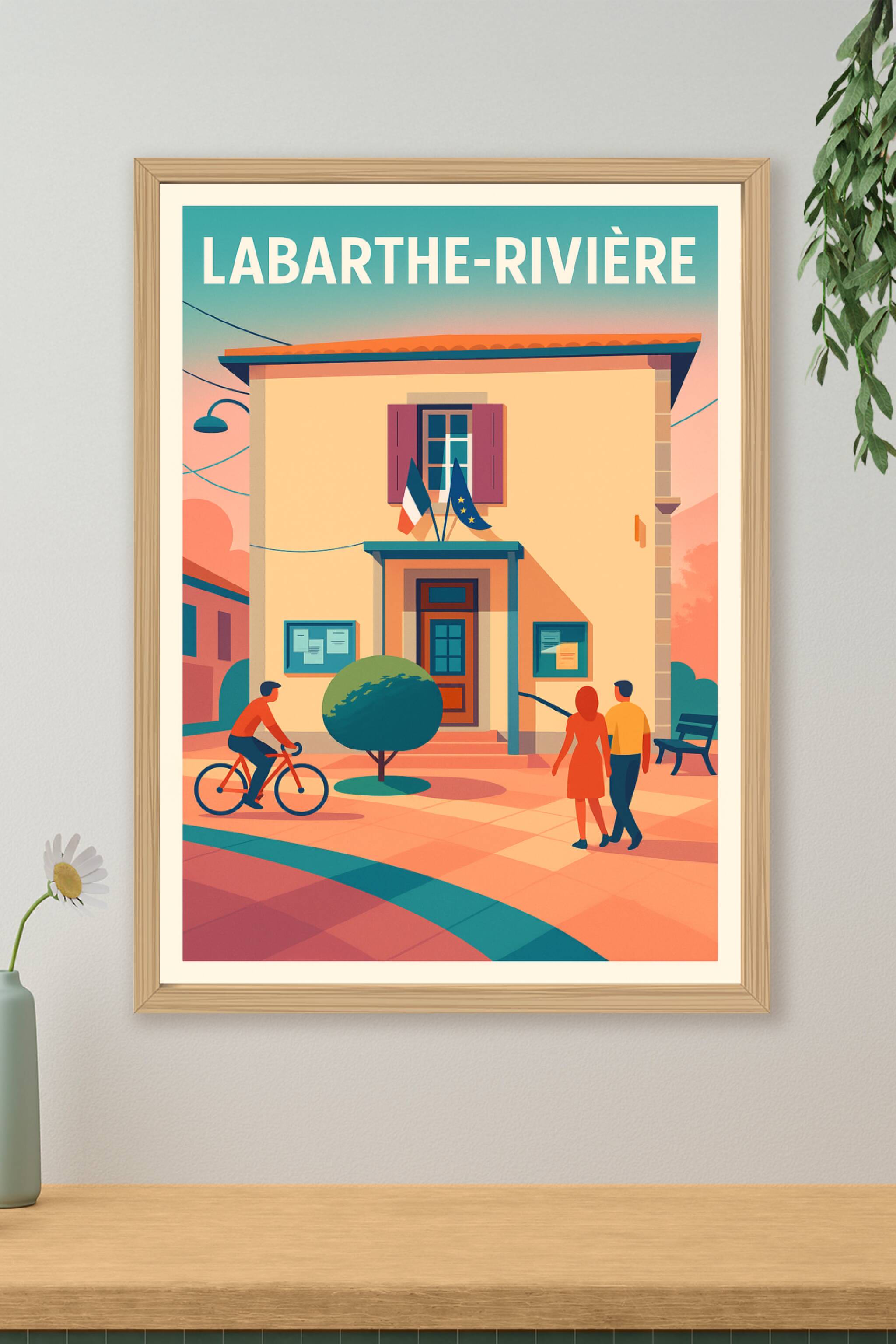 Affiche de Labarthe-Rivière - Un coin de charme au cœur de la vie locale