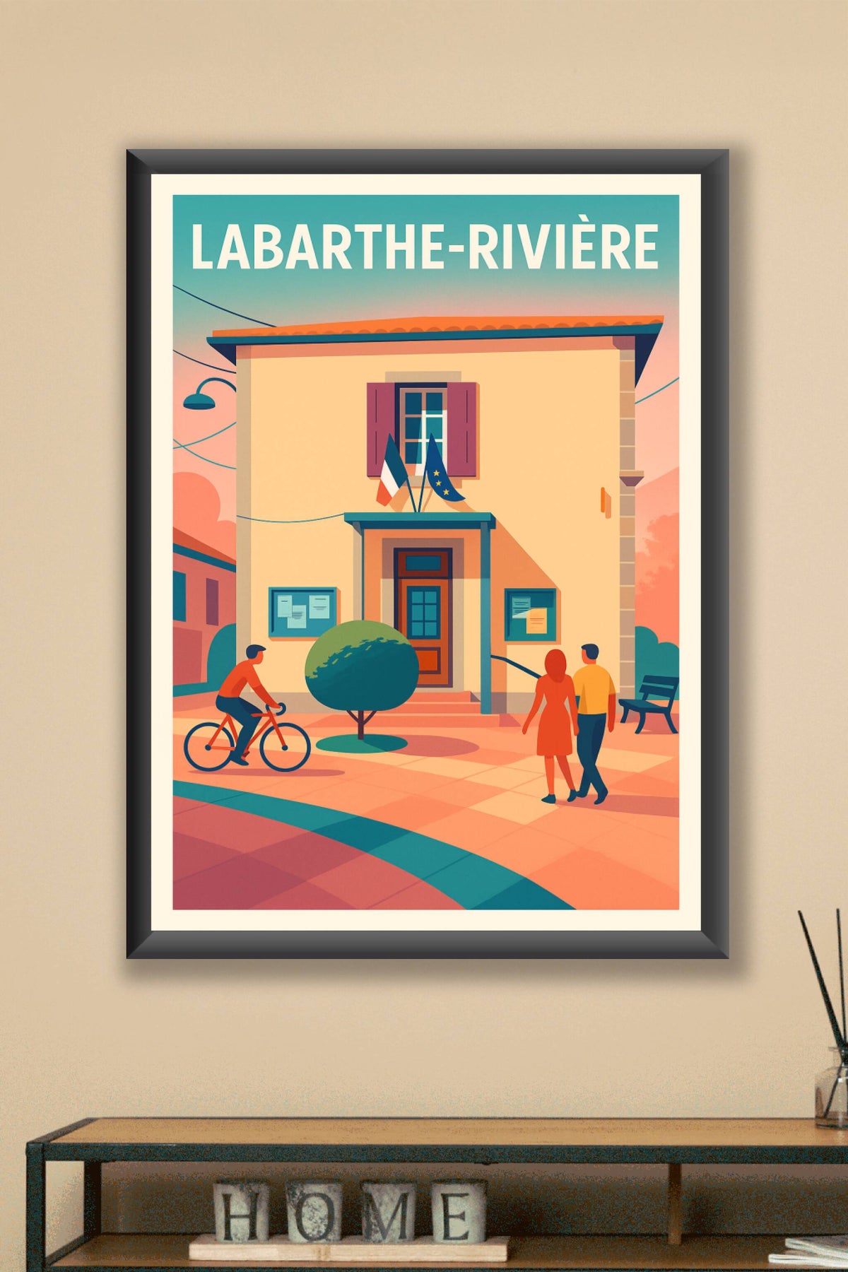 Affiche de Labarthe-Rivière - Un coin de charme au cœur de la vie locale