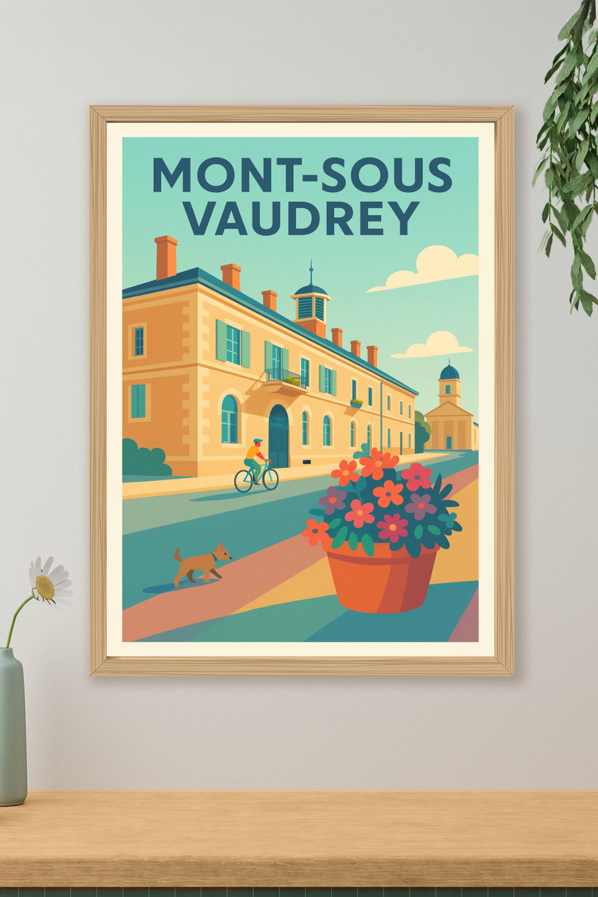 Affiche de Mont-sous-Vaudrey - Charme et sérénité au cœur du village