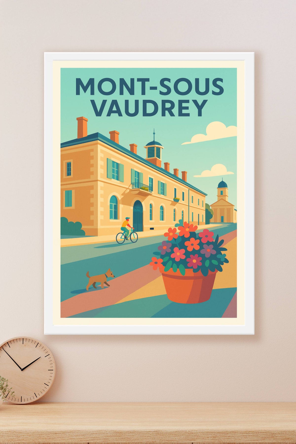 Affiche de Mont-sous-Vaudrey - Charme et sérénité au cœur du village