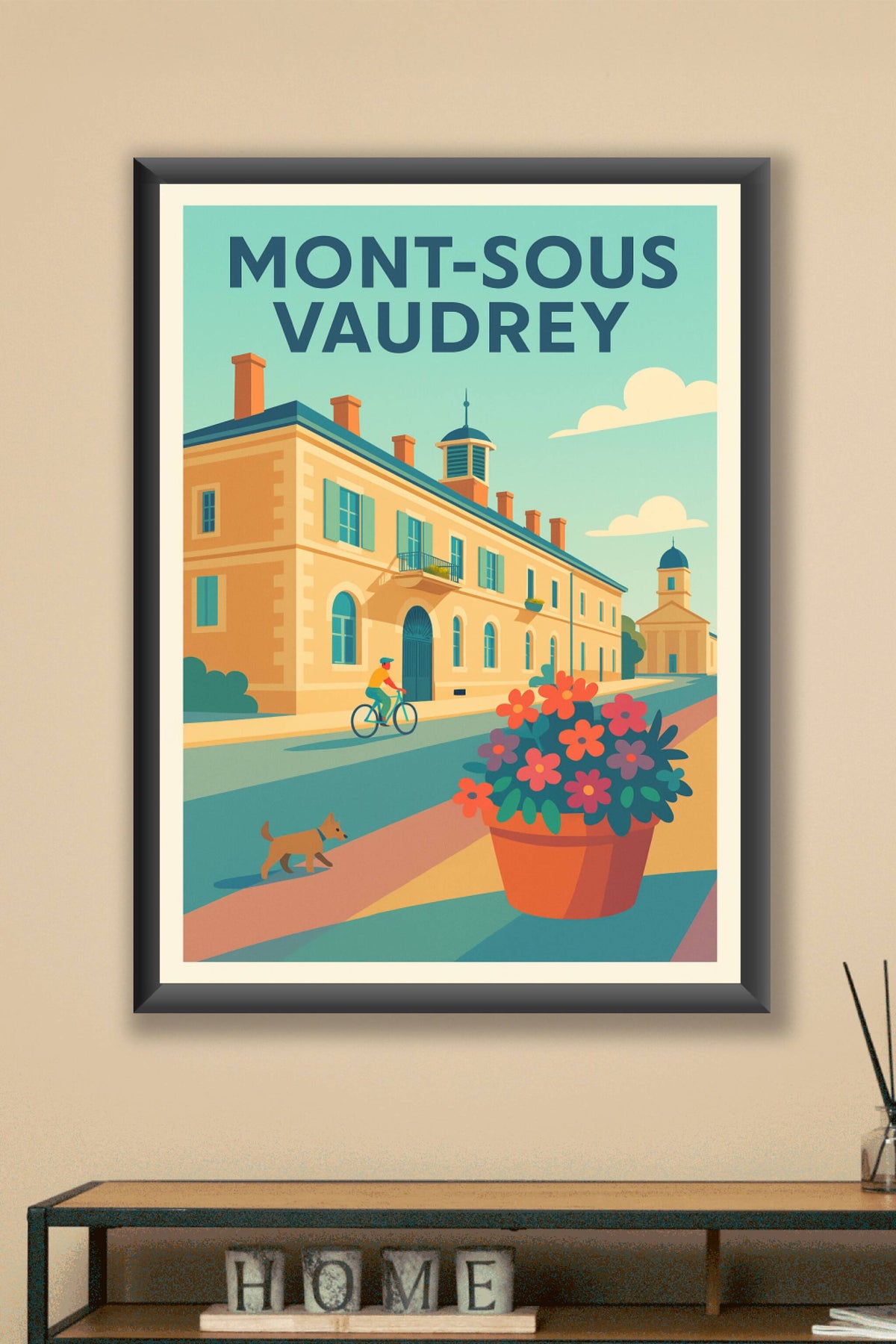 Affiche de Mont-sous-Vaudrey - Charme et sérénité au cœur du village