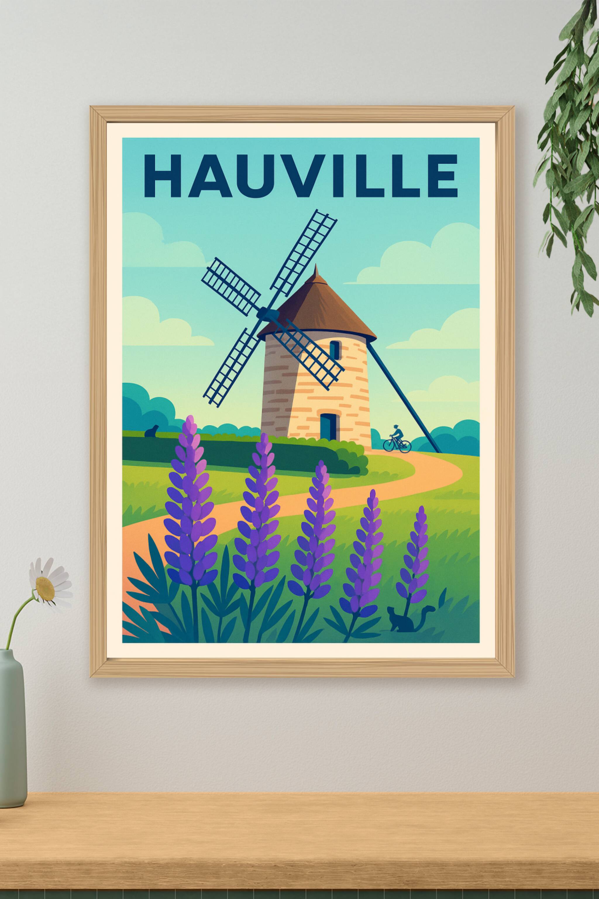 Affiche de Hauville - Charme bucolique et vent d'histoire
