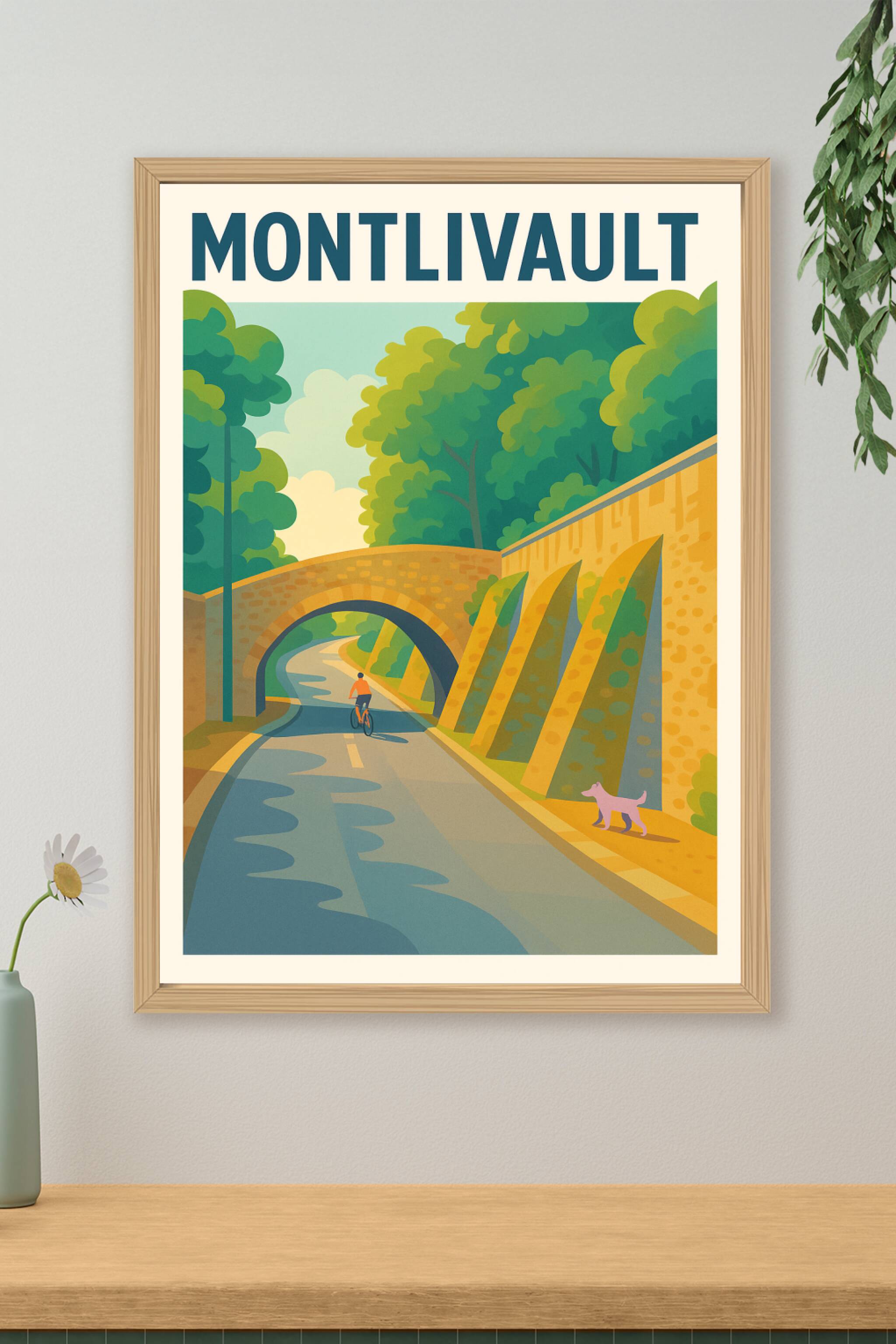 Affiche de Montlivault - Balade en douceur sous le pont ensoleillé
