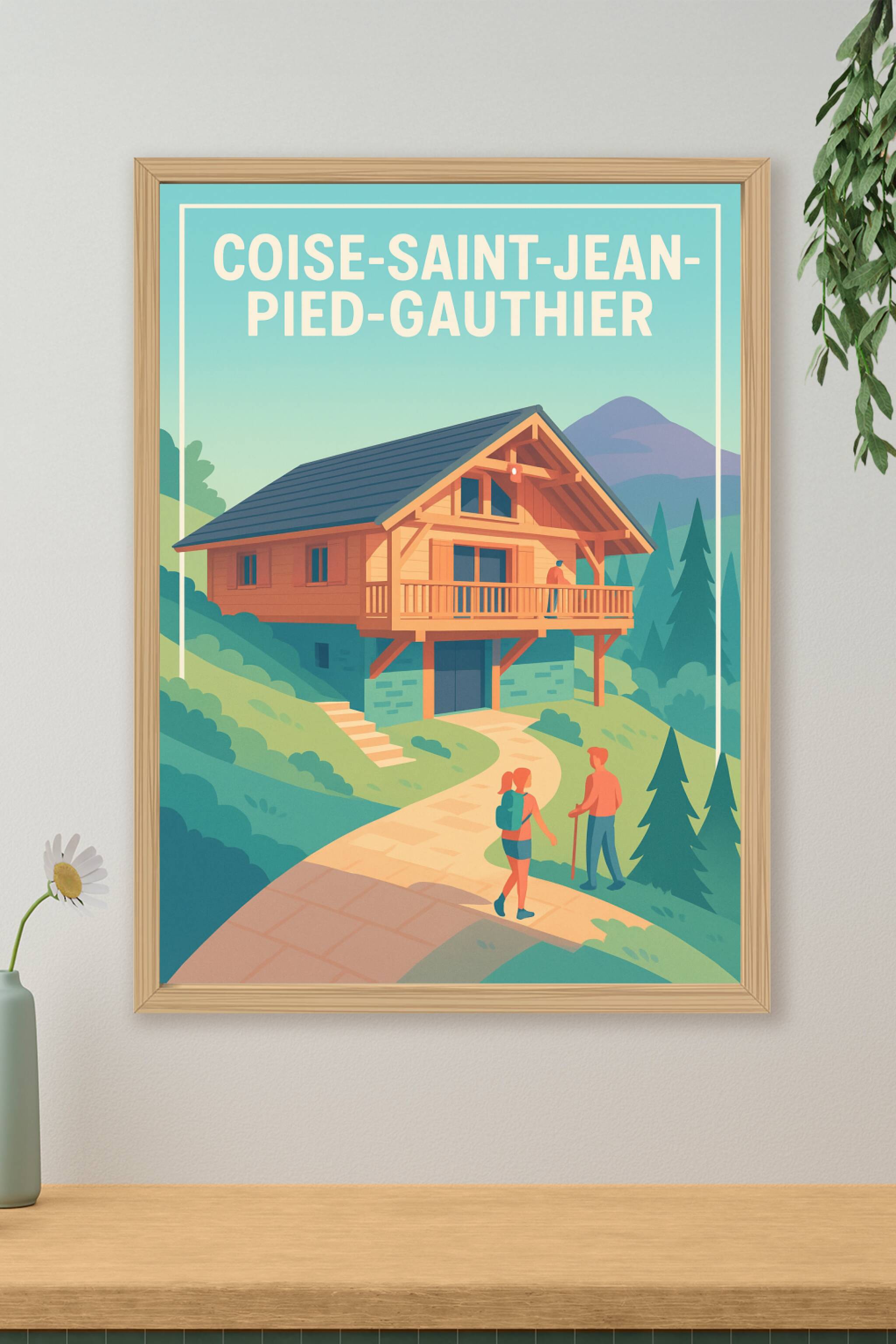 Affiche de Coise-Saint-Jean-Pied-Gauthier - L'Escapade Montagnarde Authentique