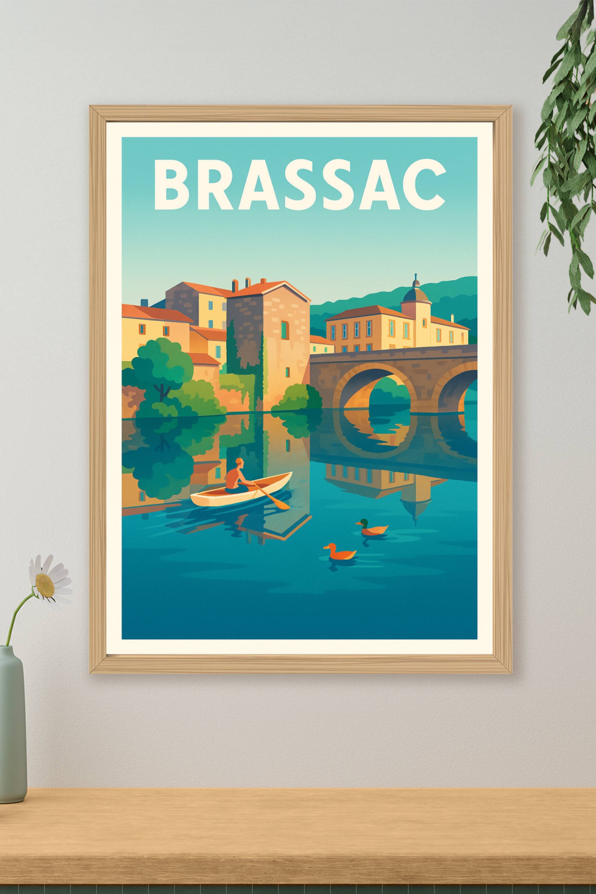 Affiche de Brassac - Sérénité au fil de l'eau
