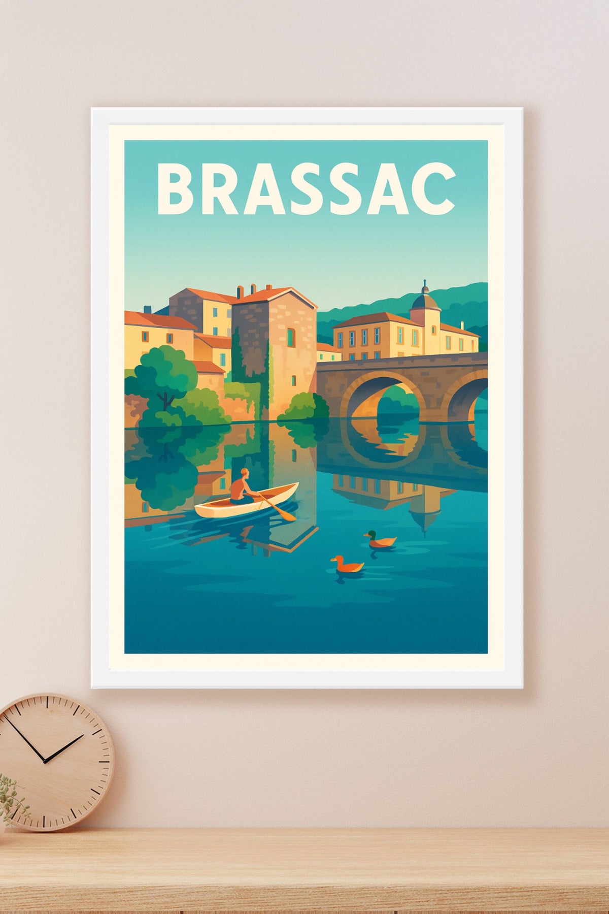 Affiche de Brassac - Sérénité au fil de l'eau