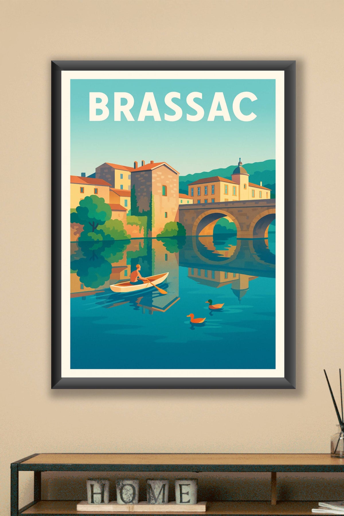 Affiche de Brassac - Sérénité au fil de l'eau