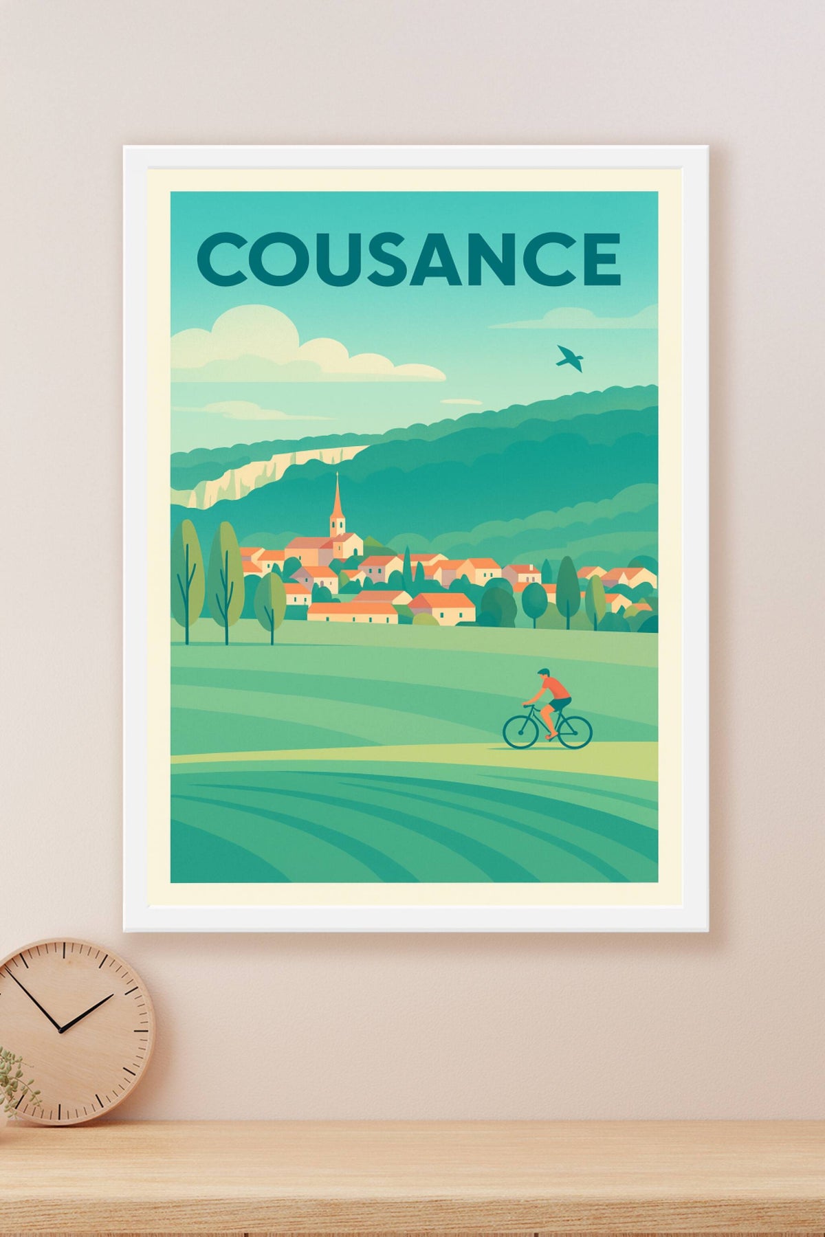 Affiche de Cousance - Douceur de vie et paysages champêtres