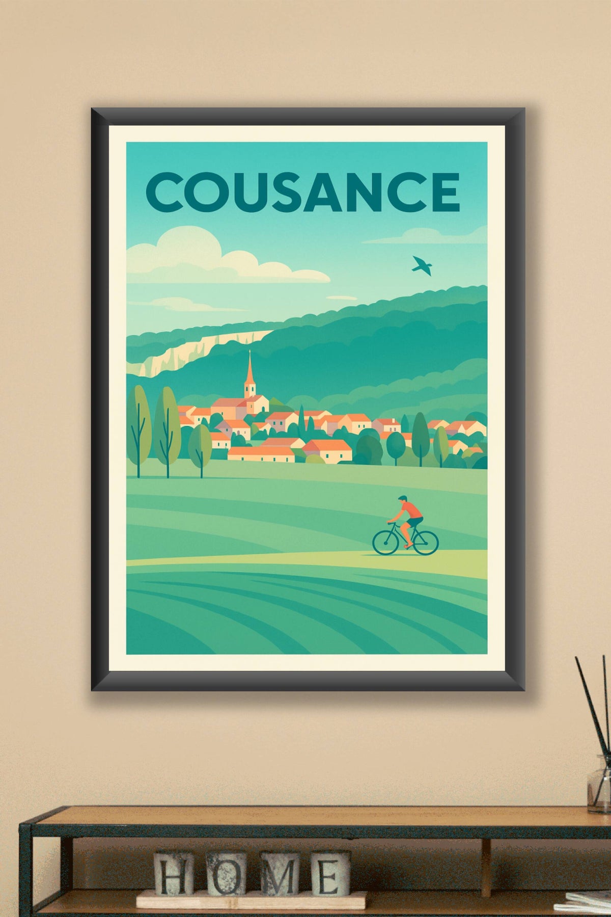 Affiche de Cousance - Douceur de vie et paysages champêtres