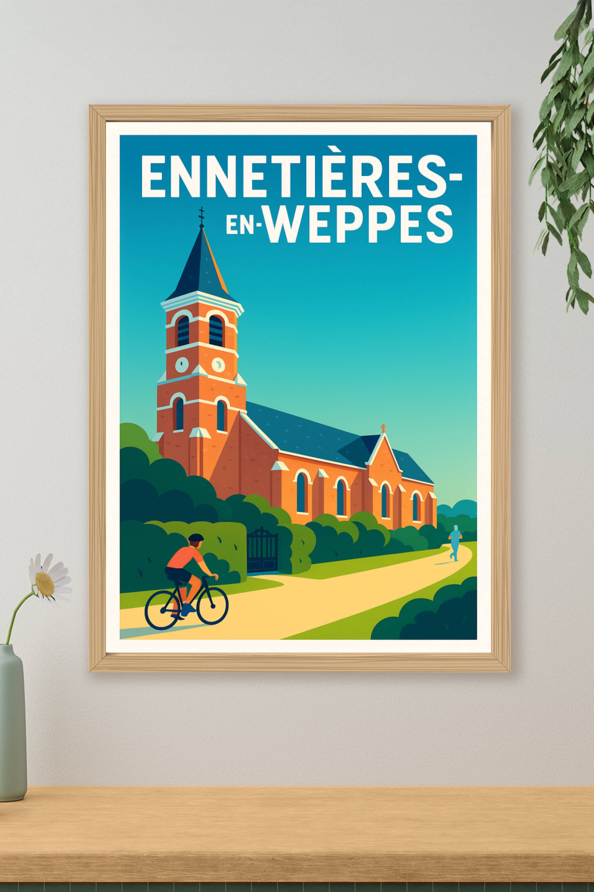 Affiche de Ennetières-en-Weppes - Charme paisible et architectural