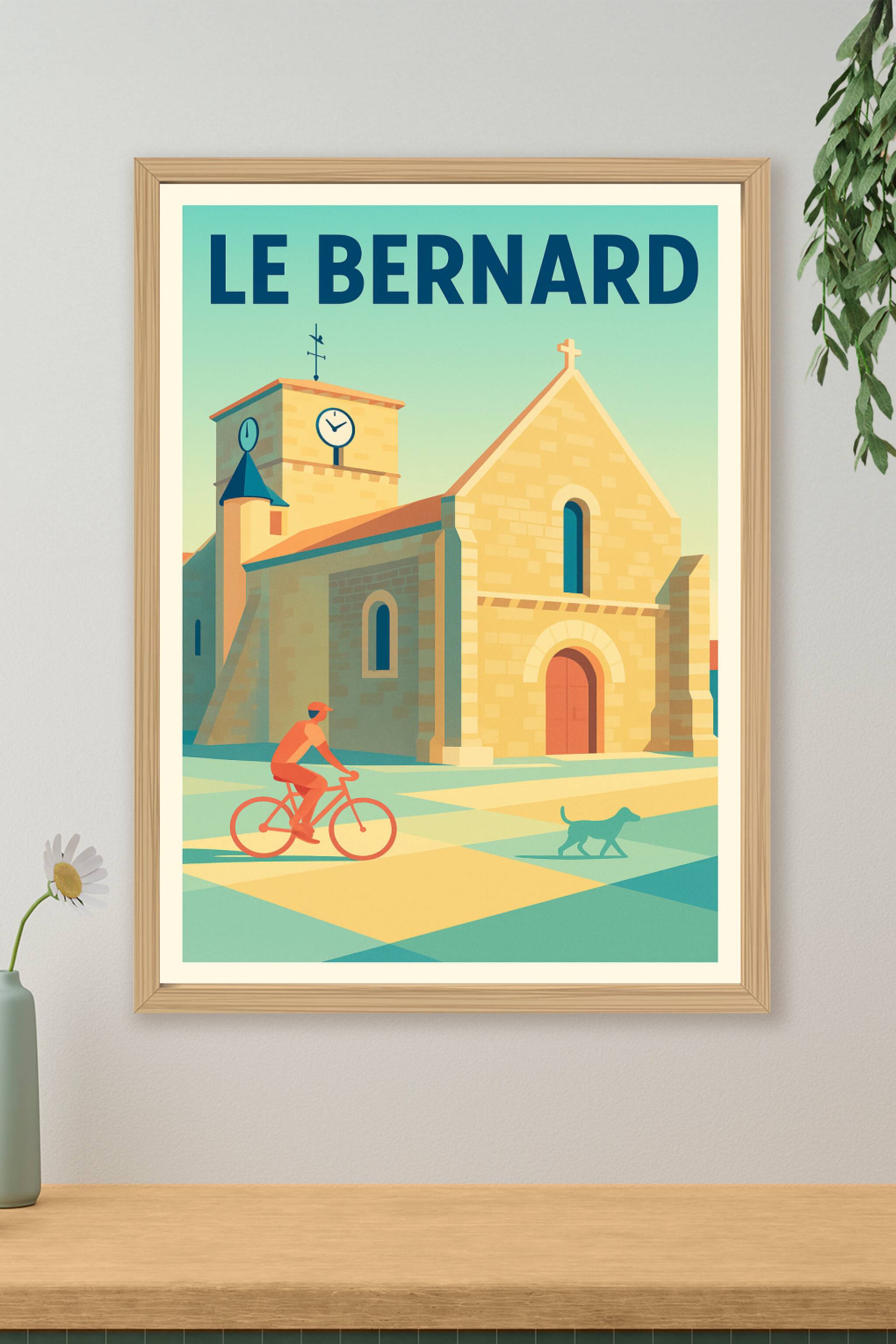 Affiche de Le Bernard - Charme tranquille et patrimoine authentique