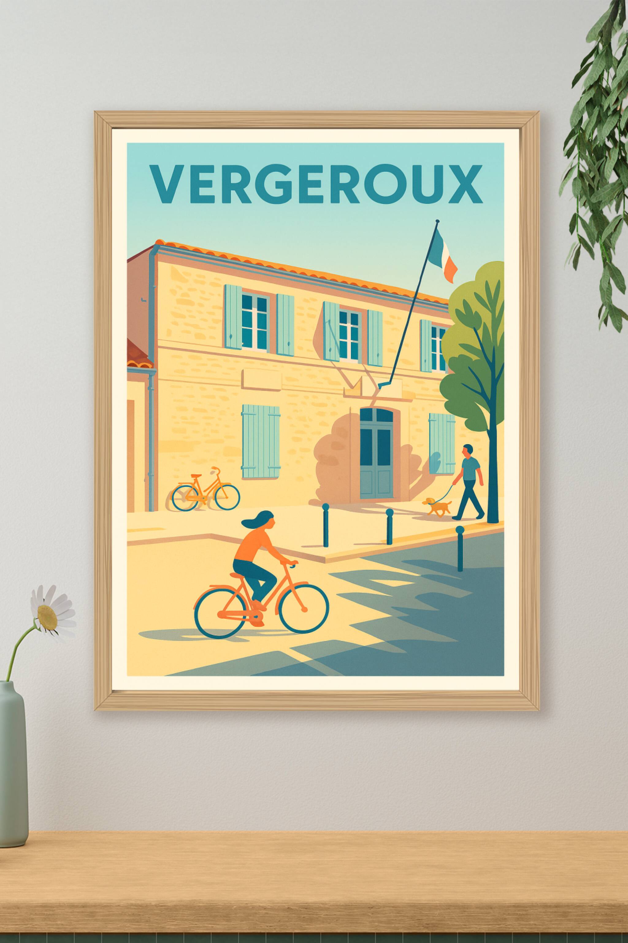 Affiche de Vergeroux - Douceur de vie au cœur du village