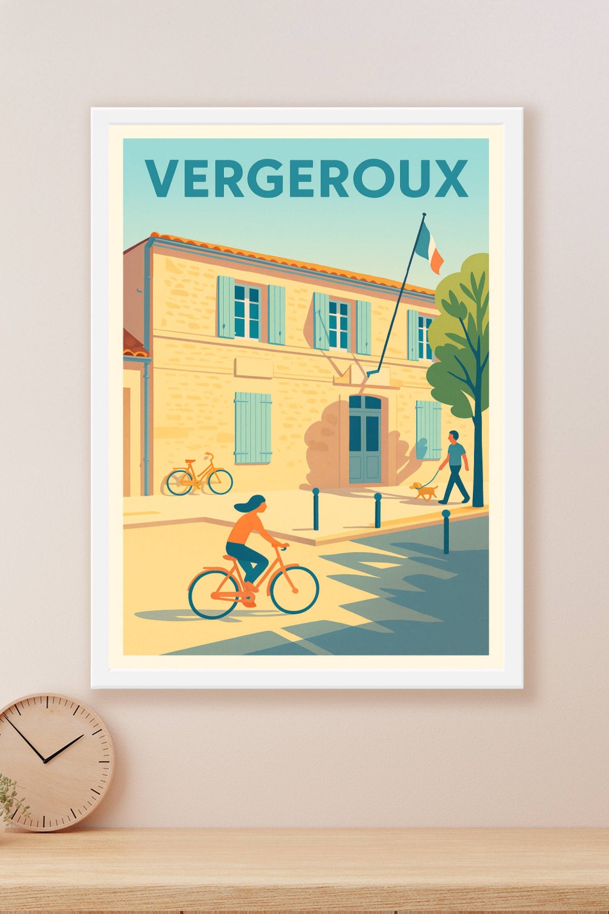 Affiche de Vergeroux - Douceur de vie au cœur du village