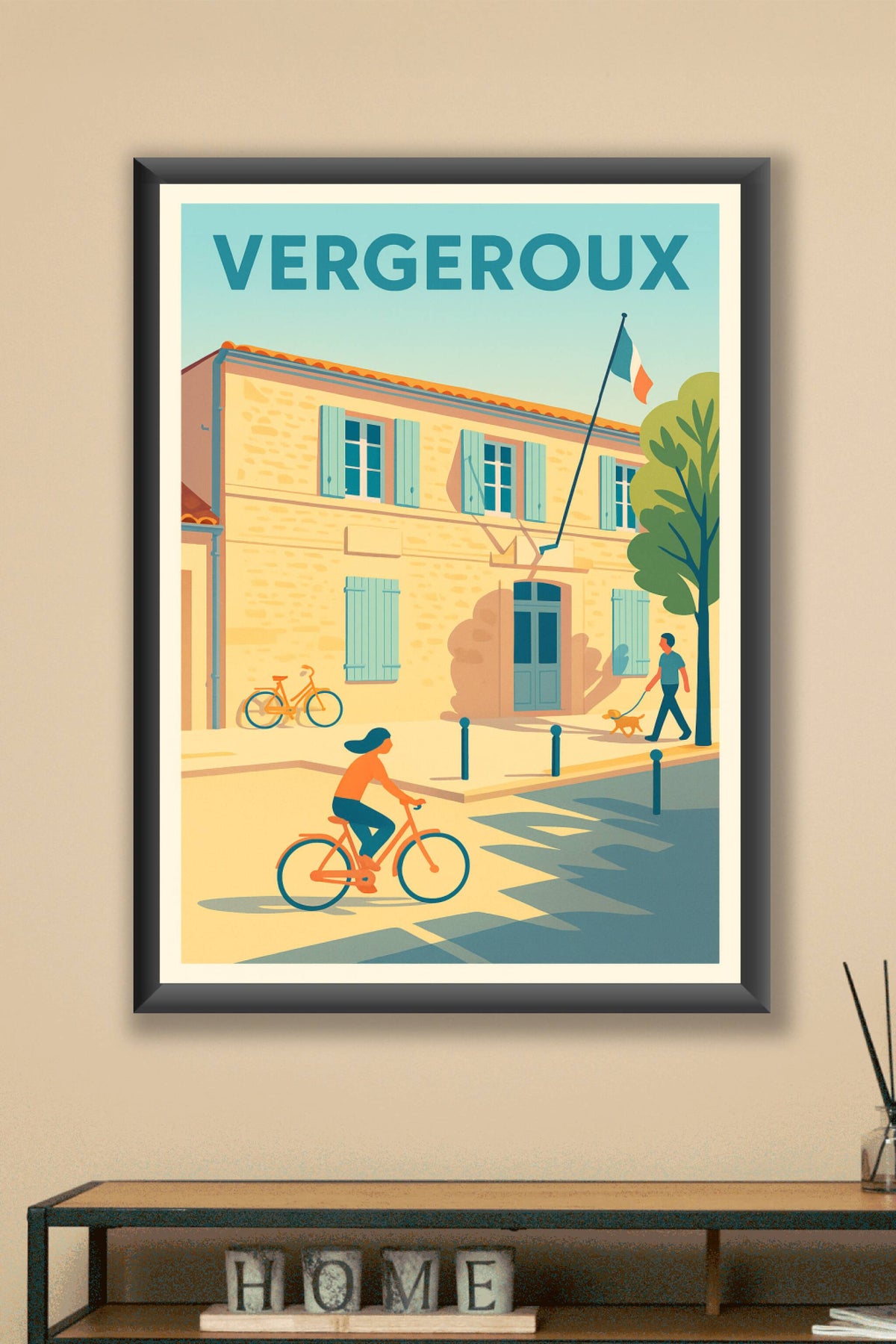 Affiche de Vergeroux - Douceur de vie au cœur du village