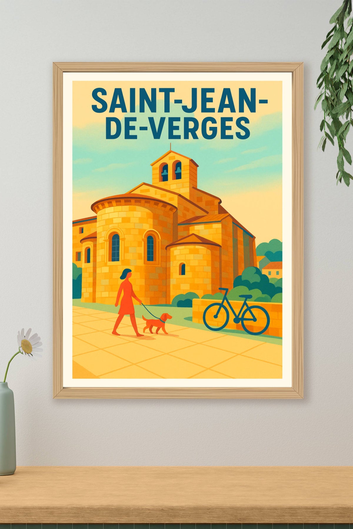 Affiche de Saint-Jean-de-Verges - Un Instant de Quiétude et d'Histoire